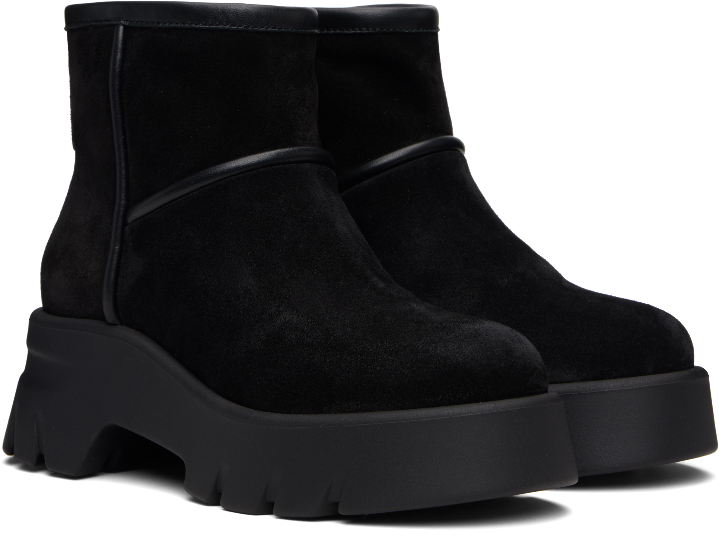 Gianvito Rossi Black Stormy Boots In Black