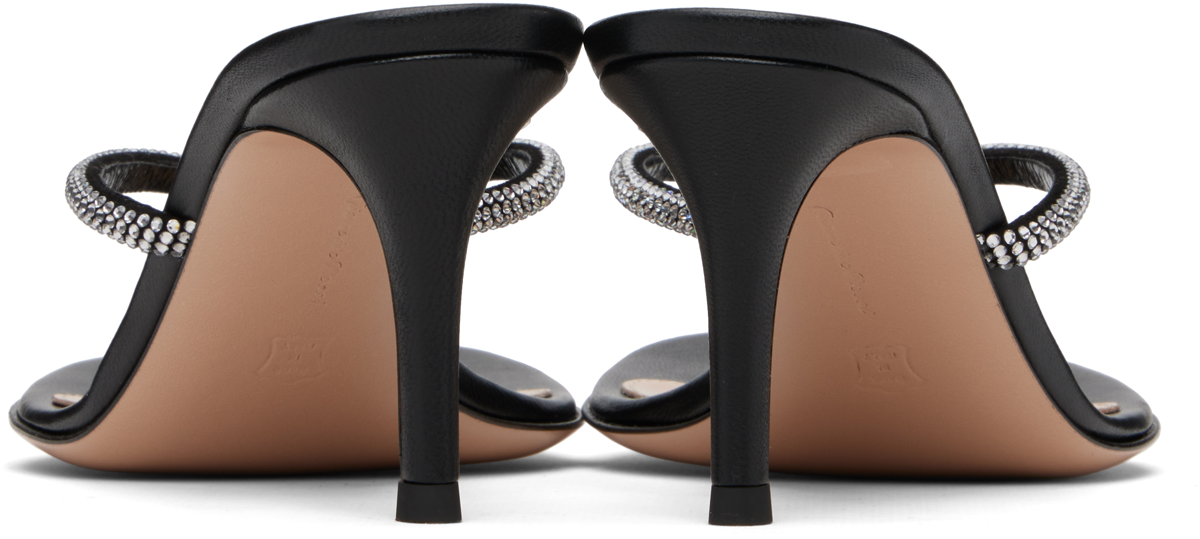Gianvito Rossi India Thong 70 High-heeled Sandals In Black