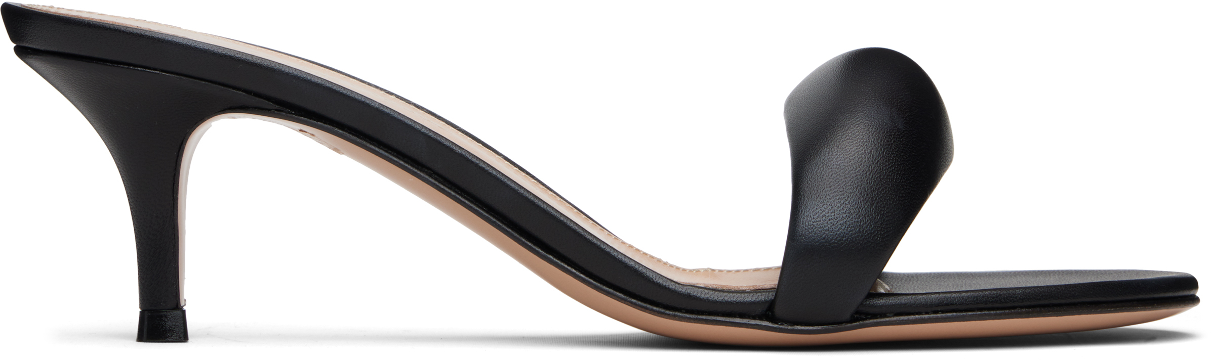 Black Bijoux 55 Mules by Gianvito Rossi on Sale