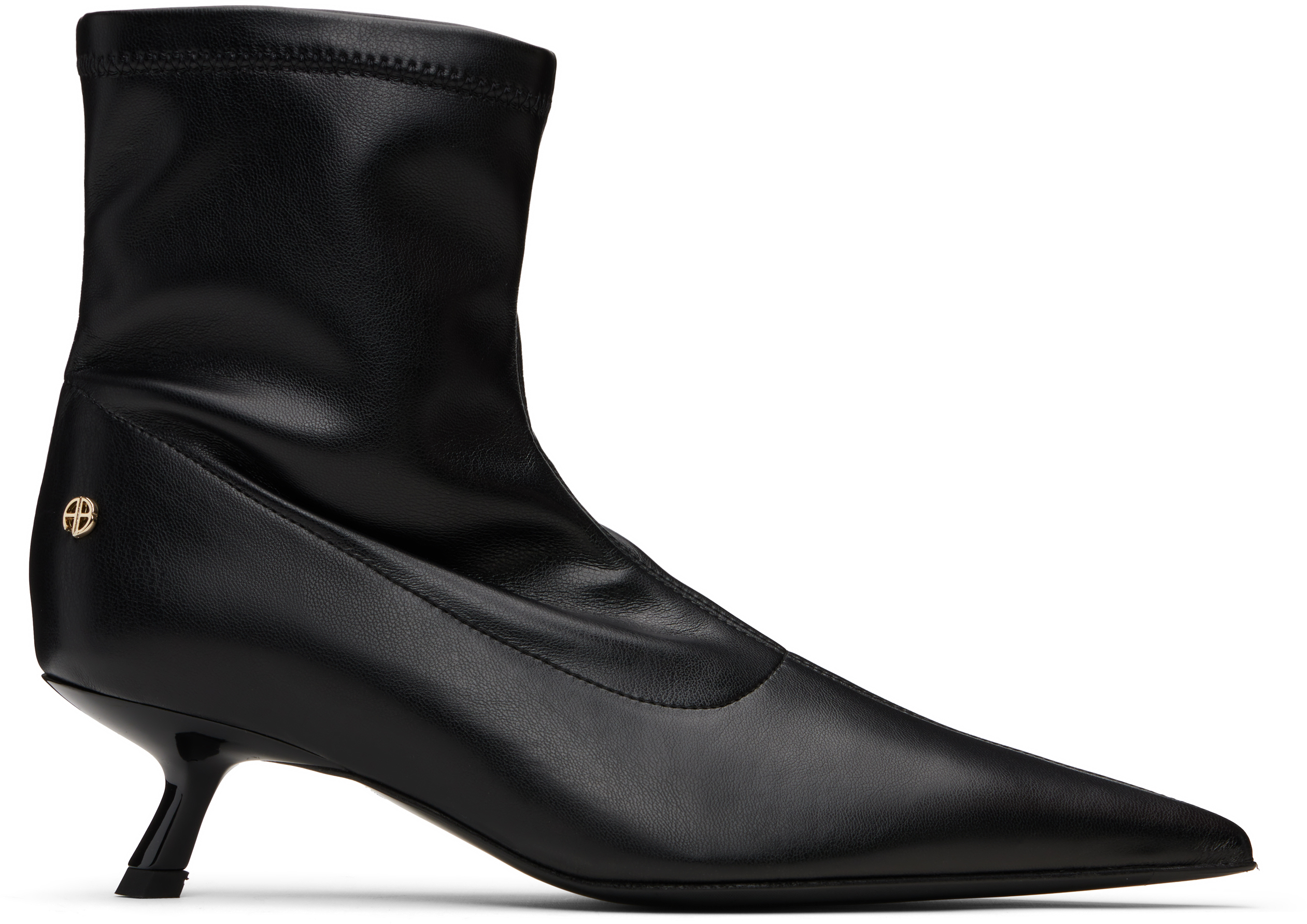 Anine Bing Black Hilda Boots In Black
