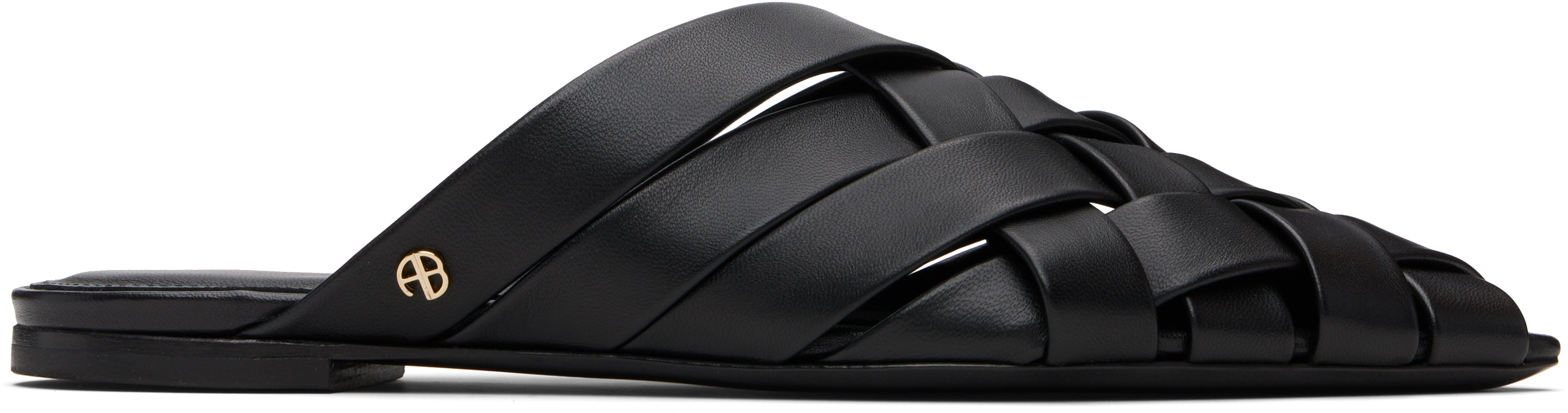 Anine Bing Eve Mules In Black