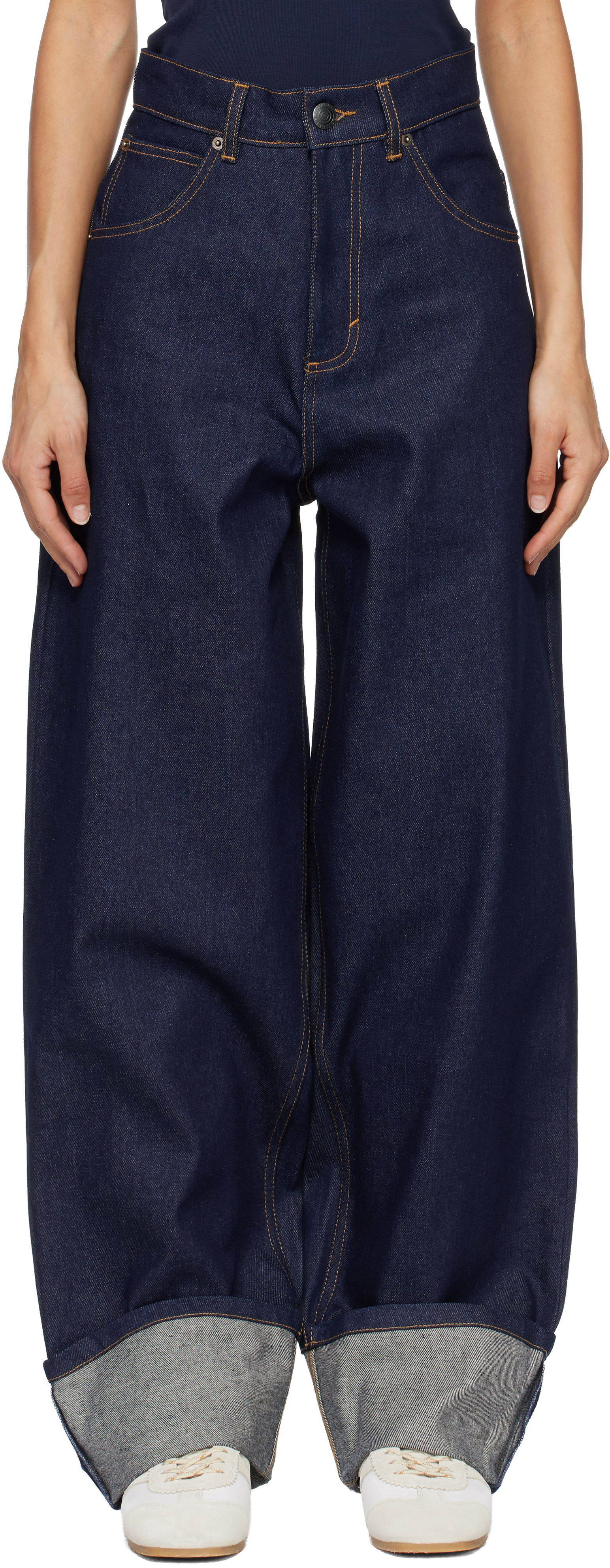 Charles Jeffrey LOVERBOY ブルーデニム size28 Charles Jeffrey LOVERBOYのブルー Art ジーンズがセール中