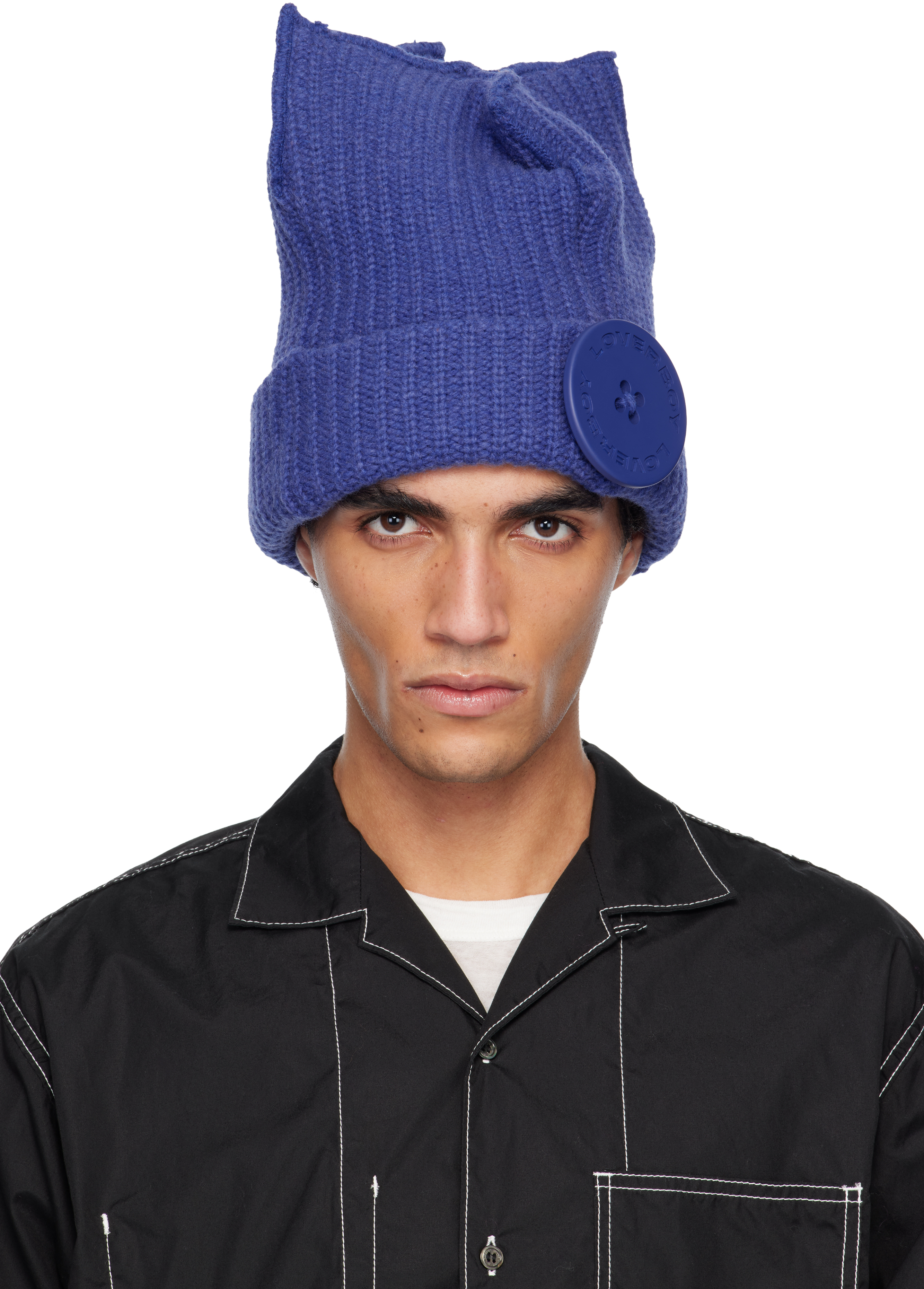 Charles Jeffrey Loverboy Blue Box Beanie