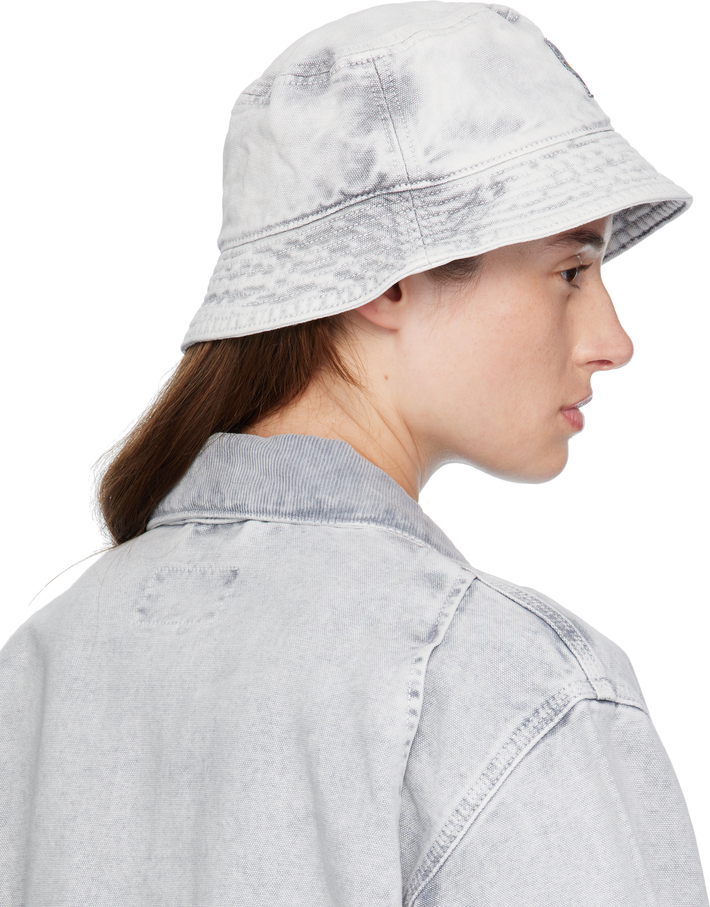 Carhartt Gray Bane Bucket Hat In Gray