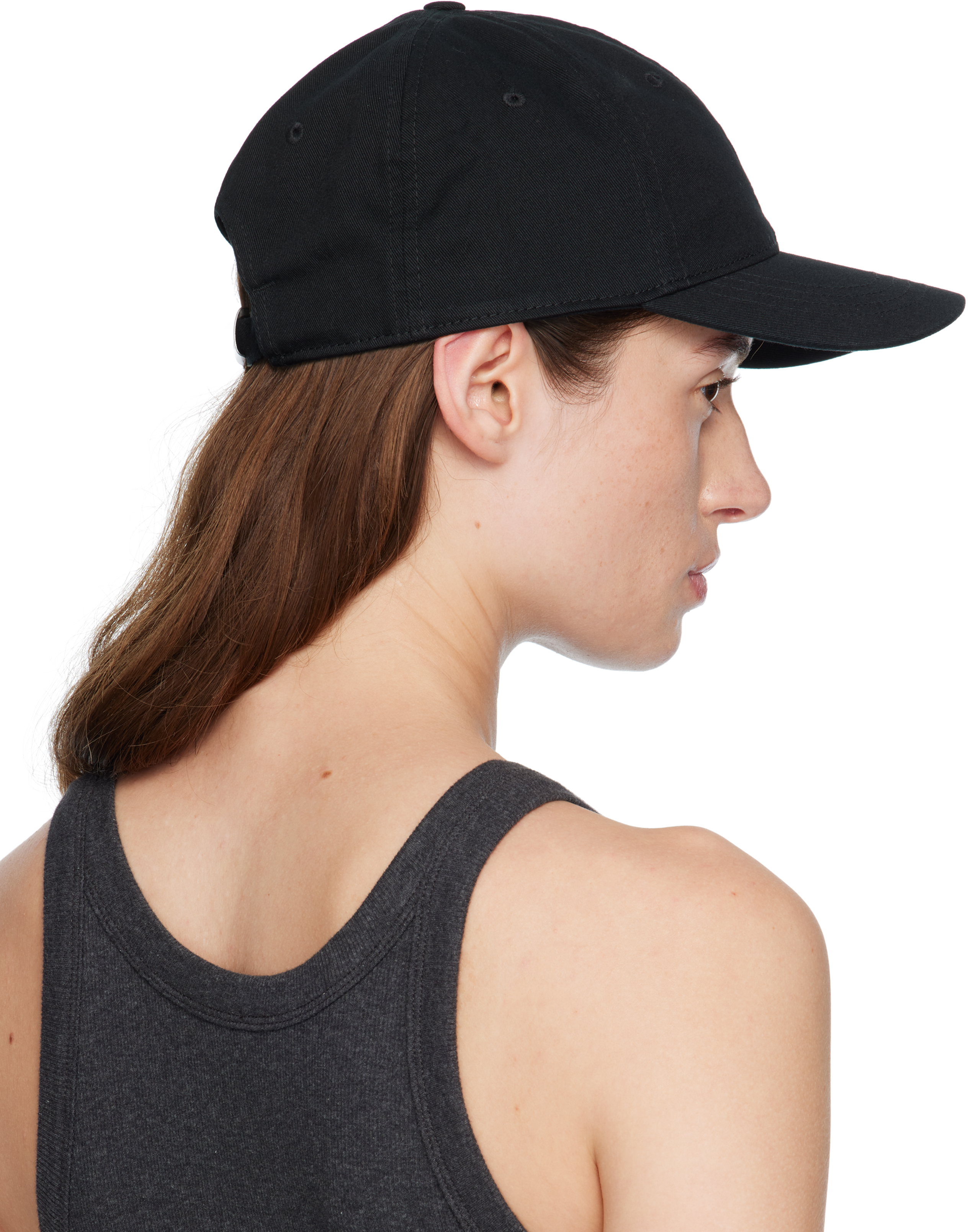 Carhartt Black Madison Logo Cap In Brown