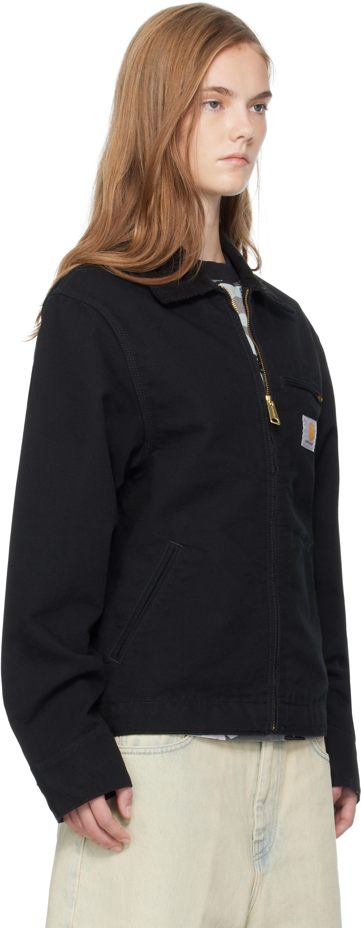 Carhartt Black Detroit Jacket In Black