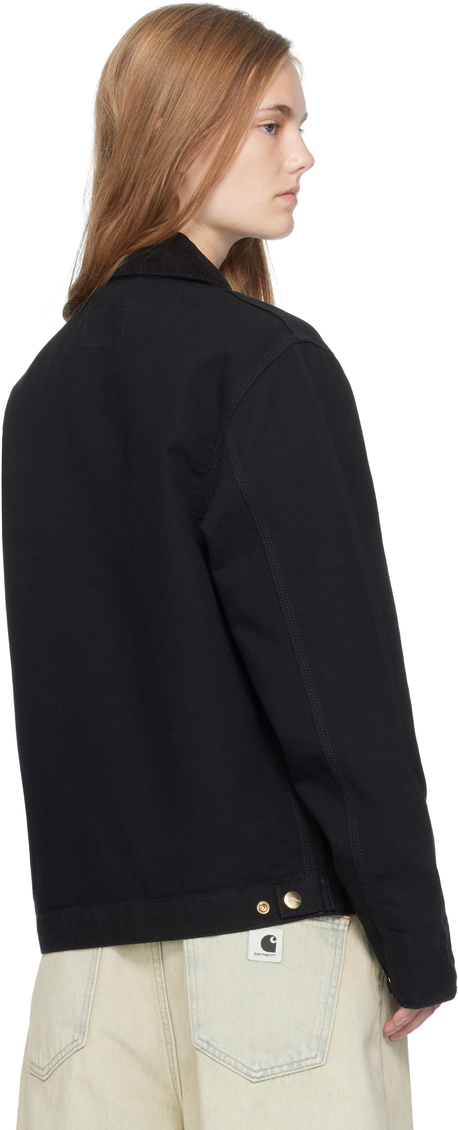 Carhartt Black Detroit Jacket In Black