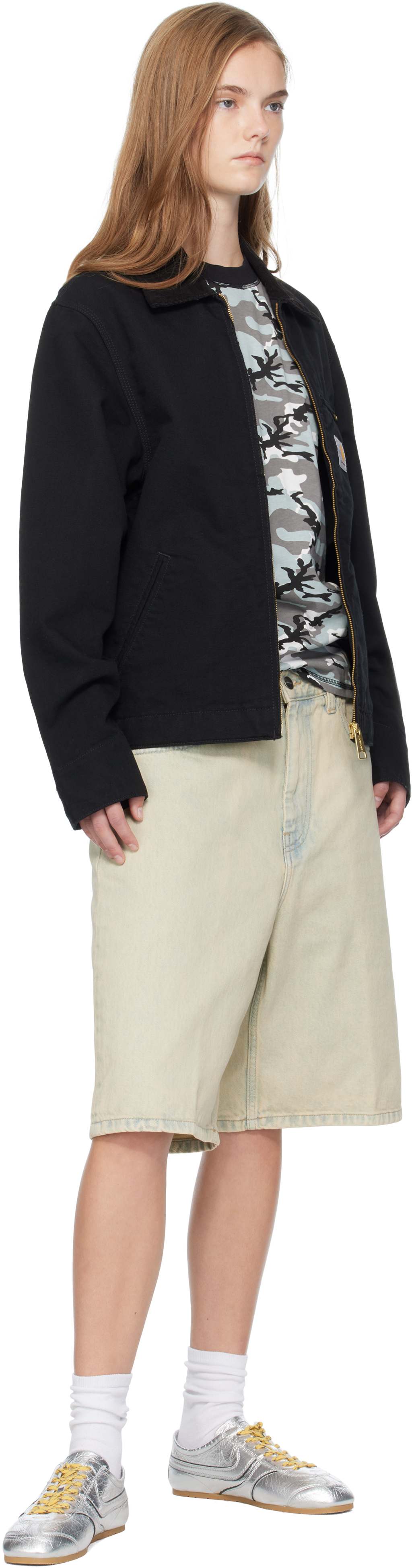 Carhartt Black Detroit Jacket In Black