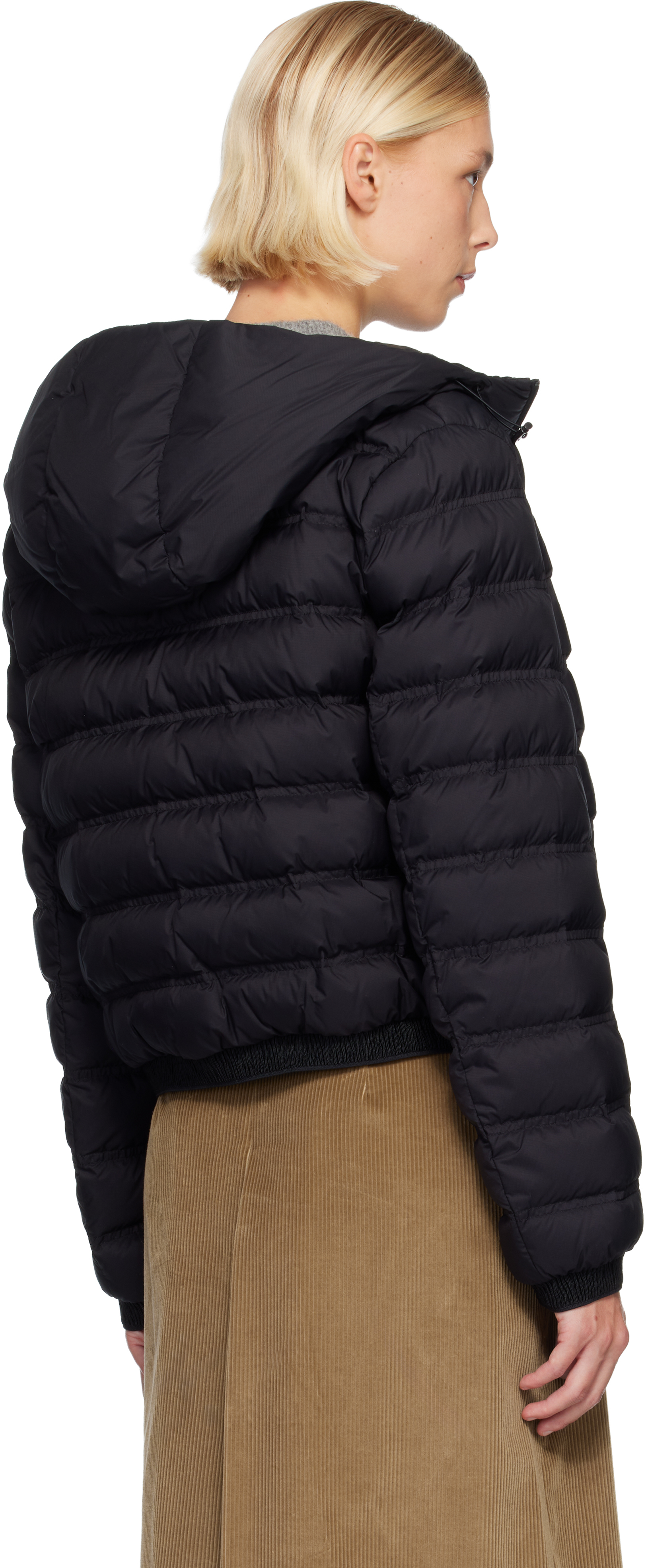 Moncler Black Pandelon Down Jacket In Black