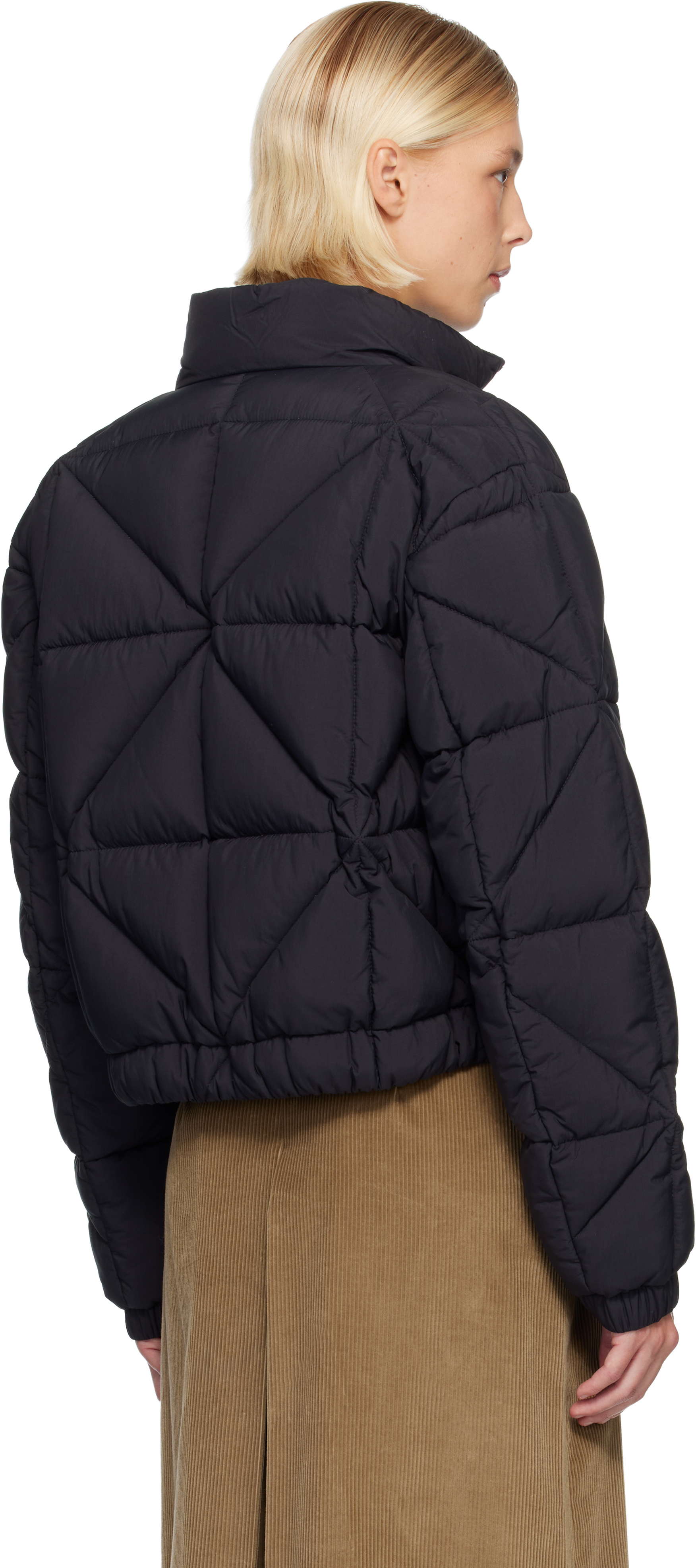Moncler Black Anafi Down Jacket In Black
