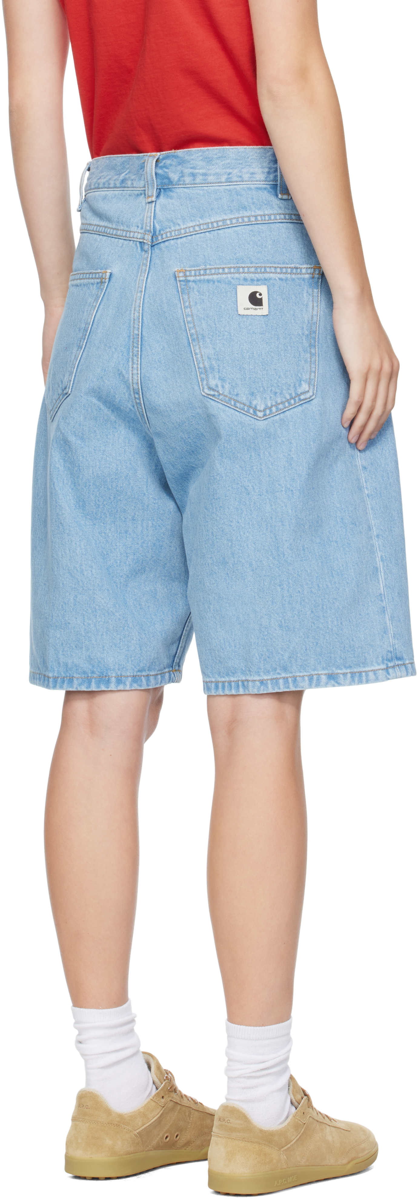 Carhartt Barndon Denim Shorts In Blue