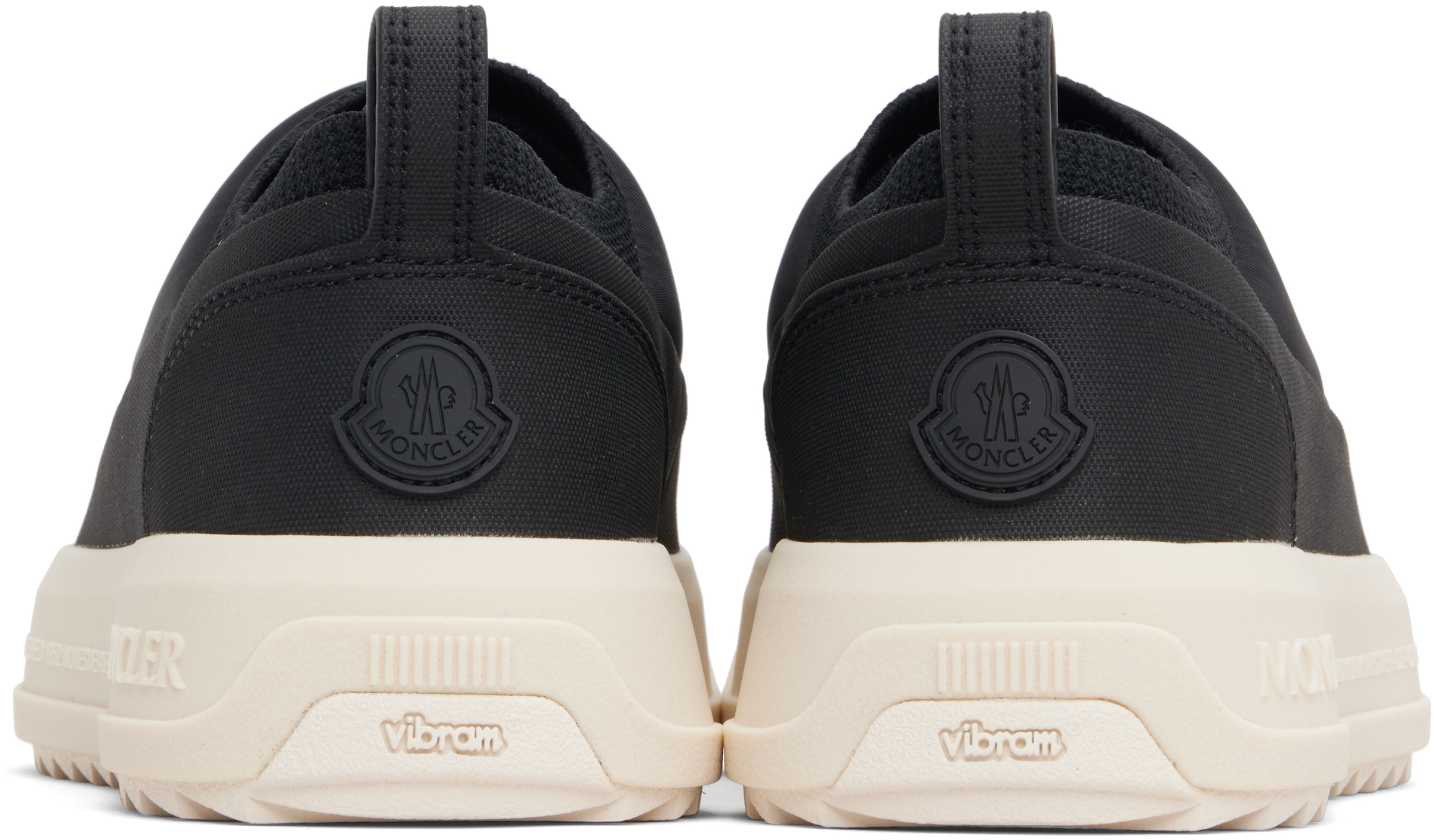 Moncler Black Altive Slip-on Trainer Sneakers In Black