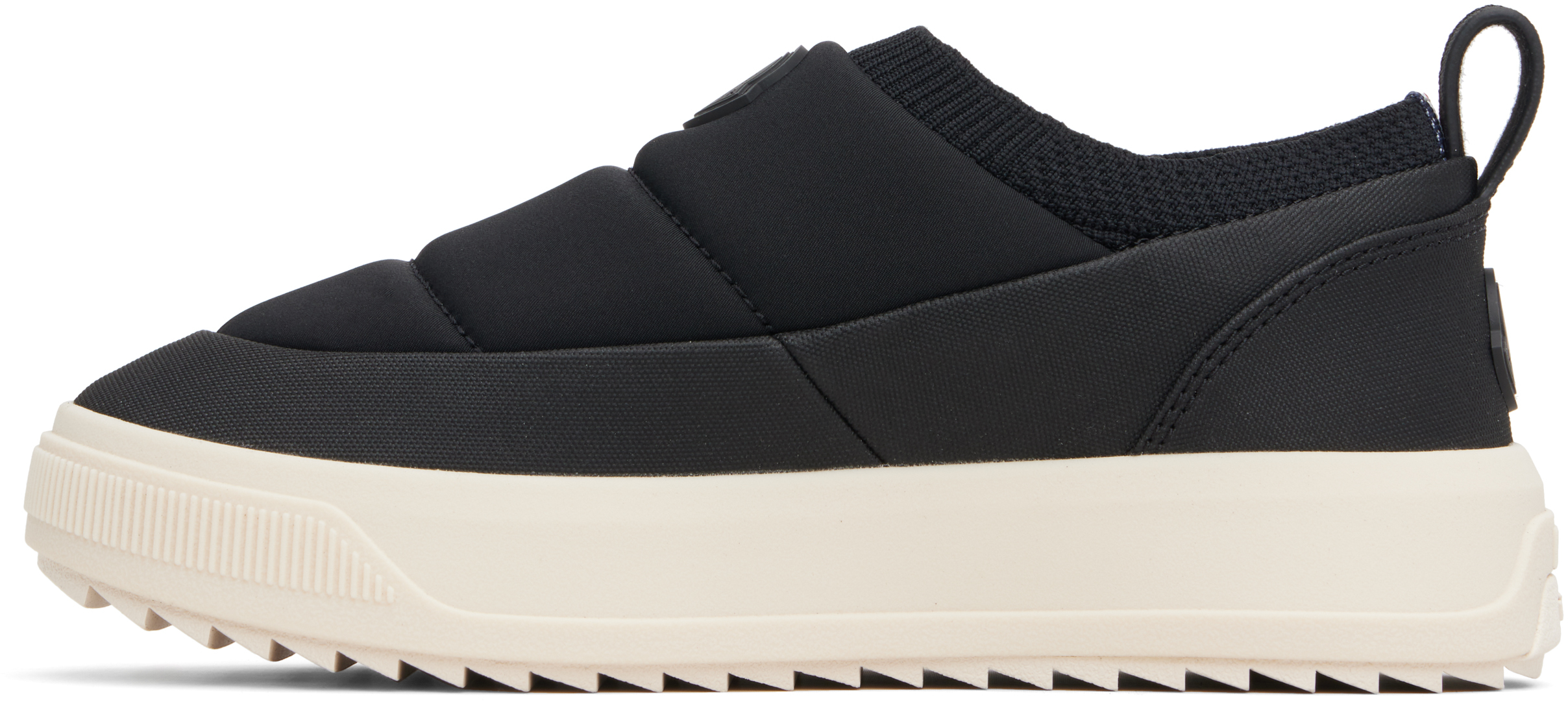 Moncler Black Altive Slip-on Trainer Sneakers In Black