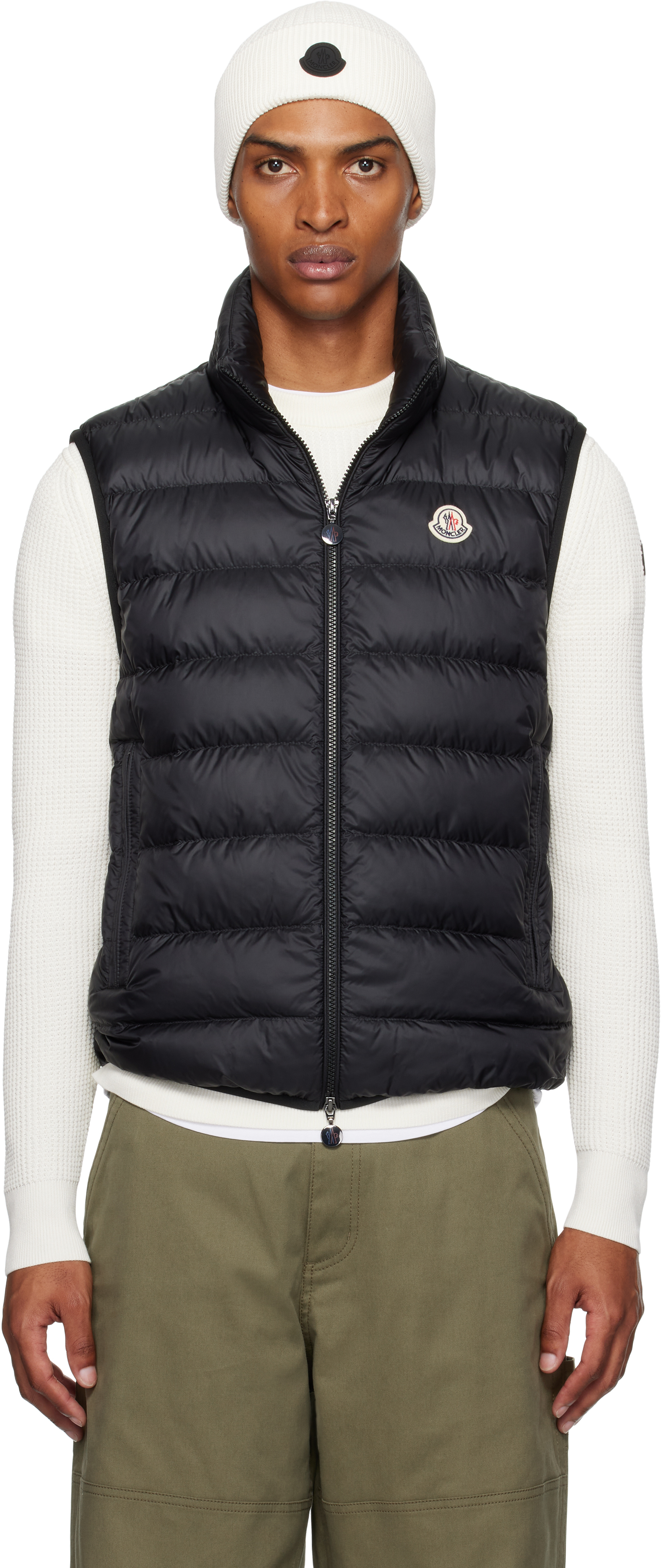 Moncler: Black Sumido Down Vest | SSENSE