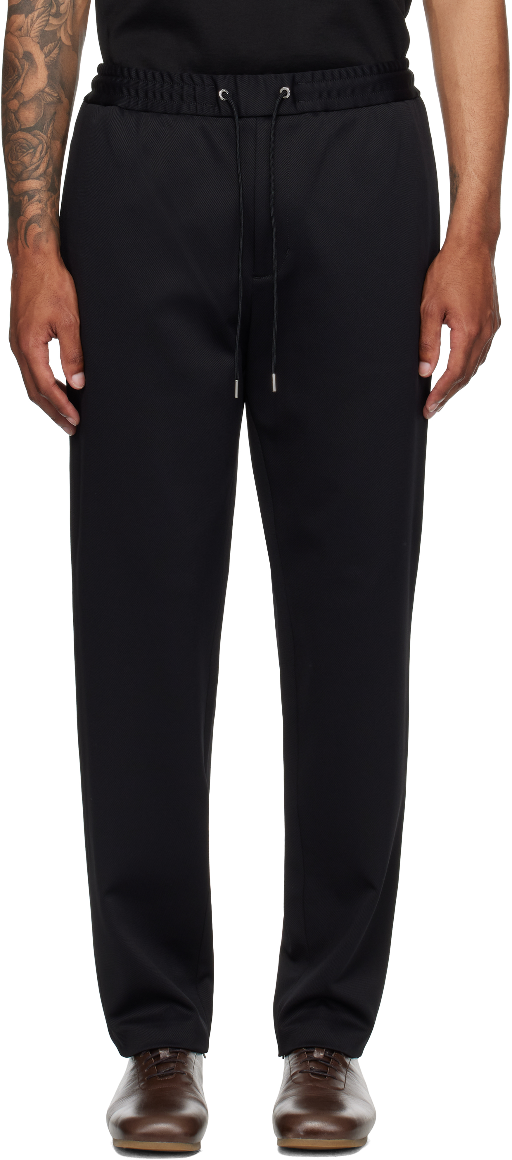 Black Logo Jogging Trousers