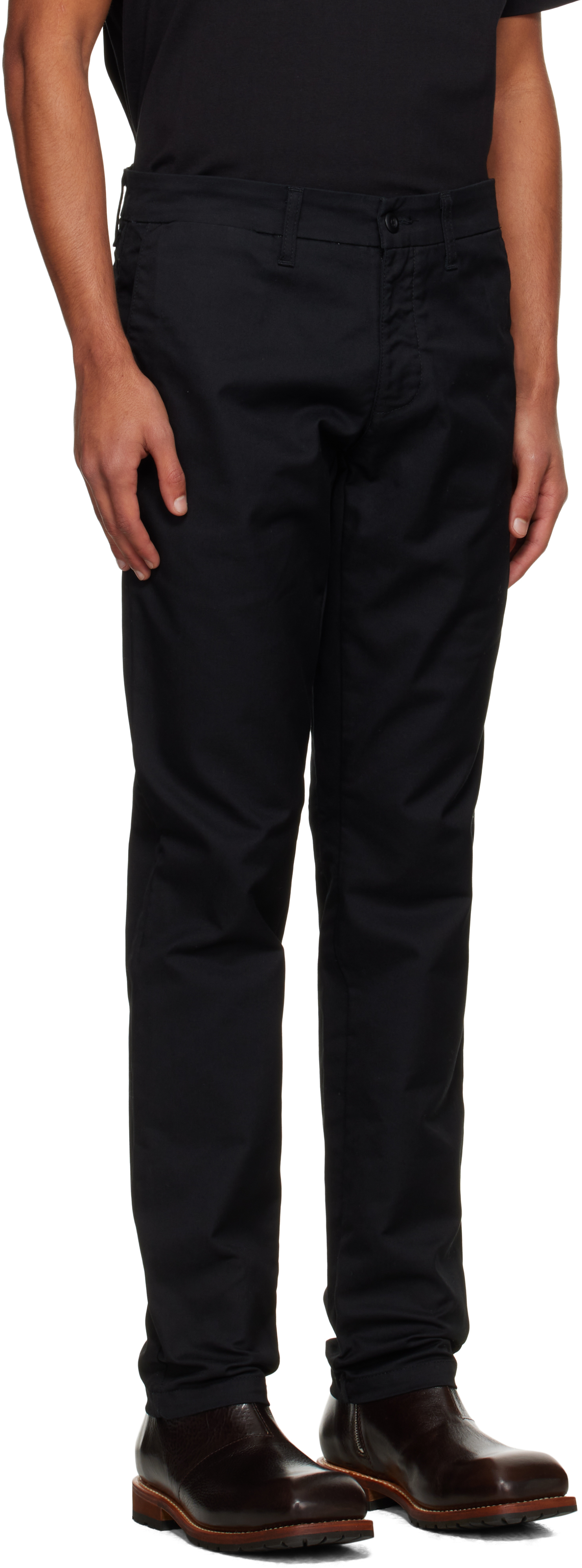 Carhartt Black Sid Trousers In Black