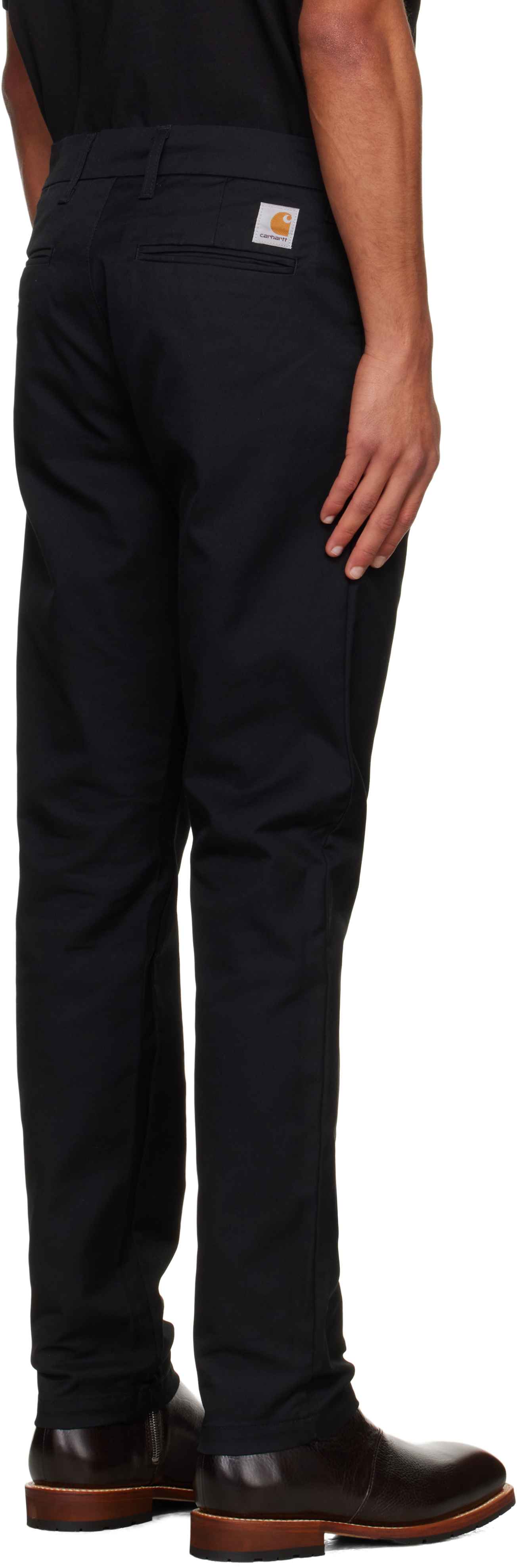 Carhartt Black Sid Trousers In Black