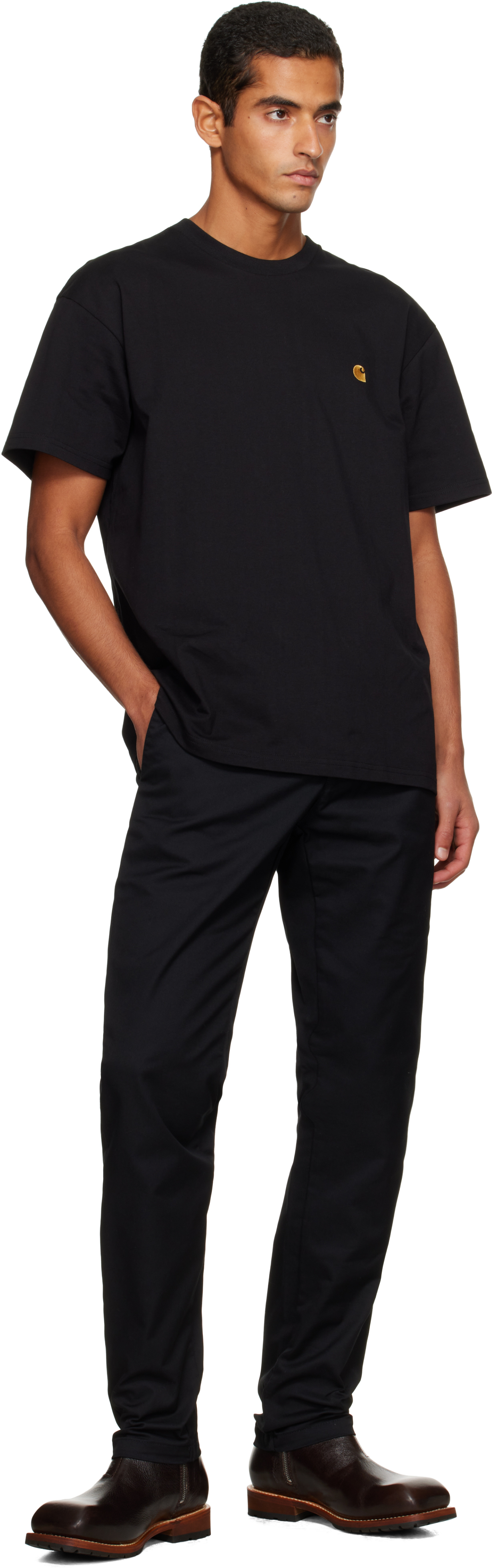 Carhartt Black Sid Trousers In Black
