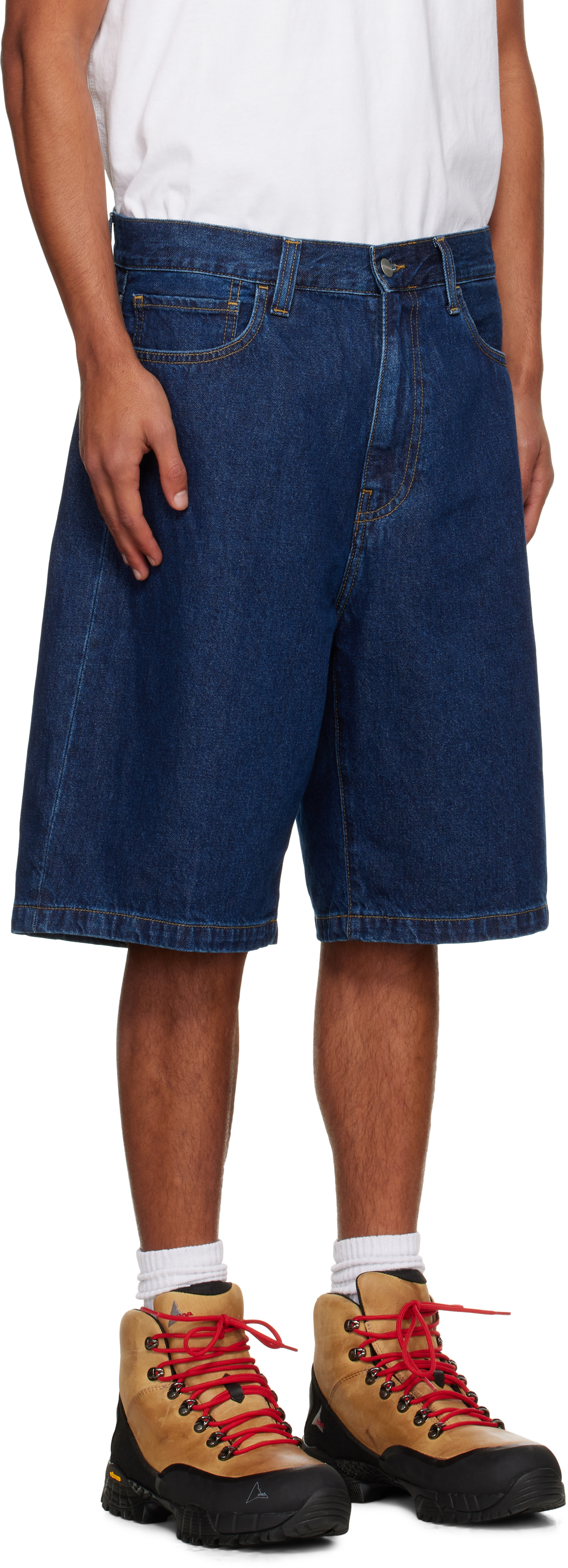 Carhartt Blue Landon Denim Shorts In Blue