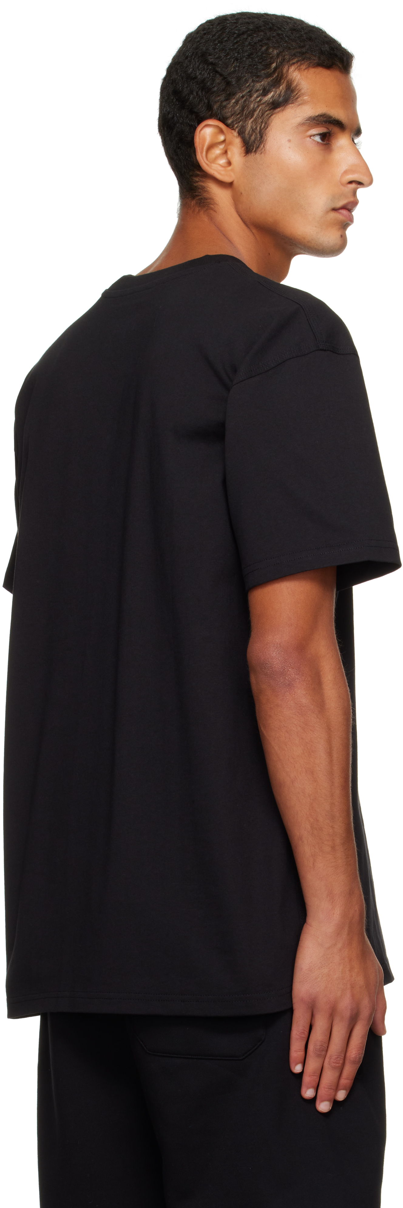 Carhartt Black American Script T-shirt In Black