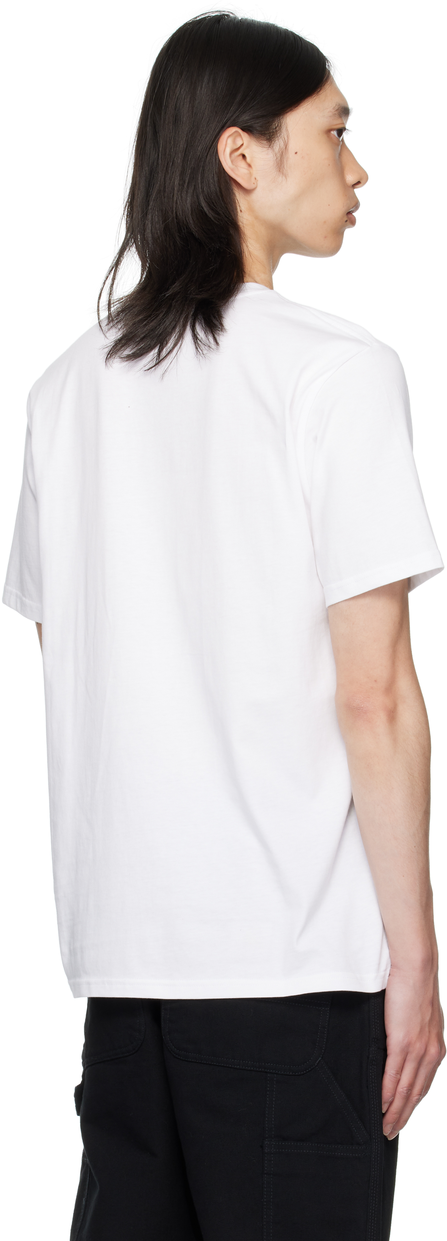 Carhartt Pocket T-shirt Featuring Logo Label In White