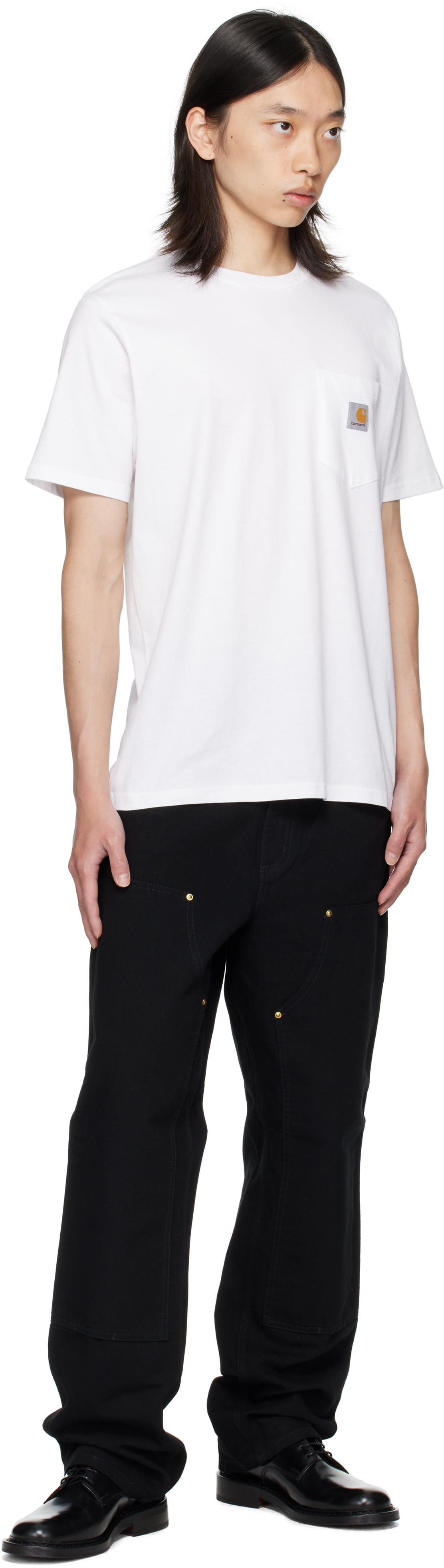 Carhartt Pocket T-shirt Featuring Logo Label In White