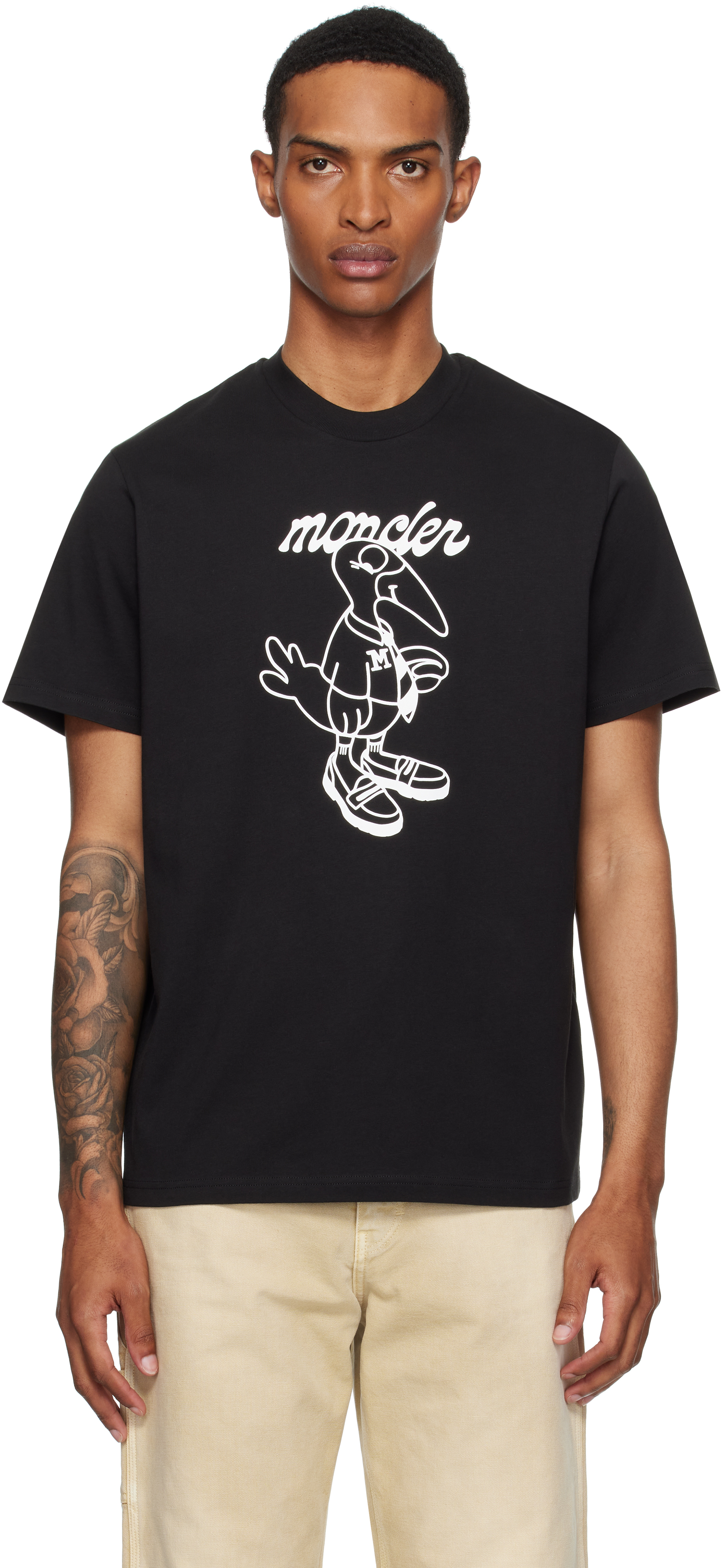 【関税込み】Moncler ブラック Archivio SS Tシャツ Moncler Black Archivio SS T-shirt - ShopStyle