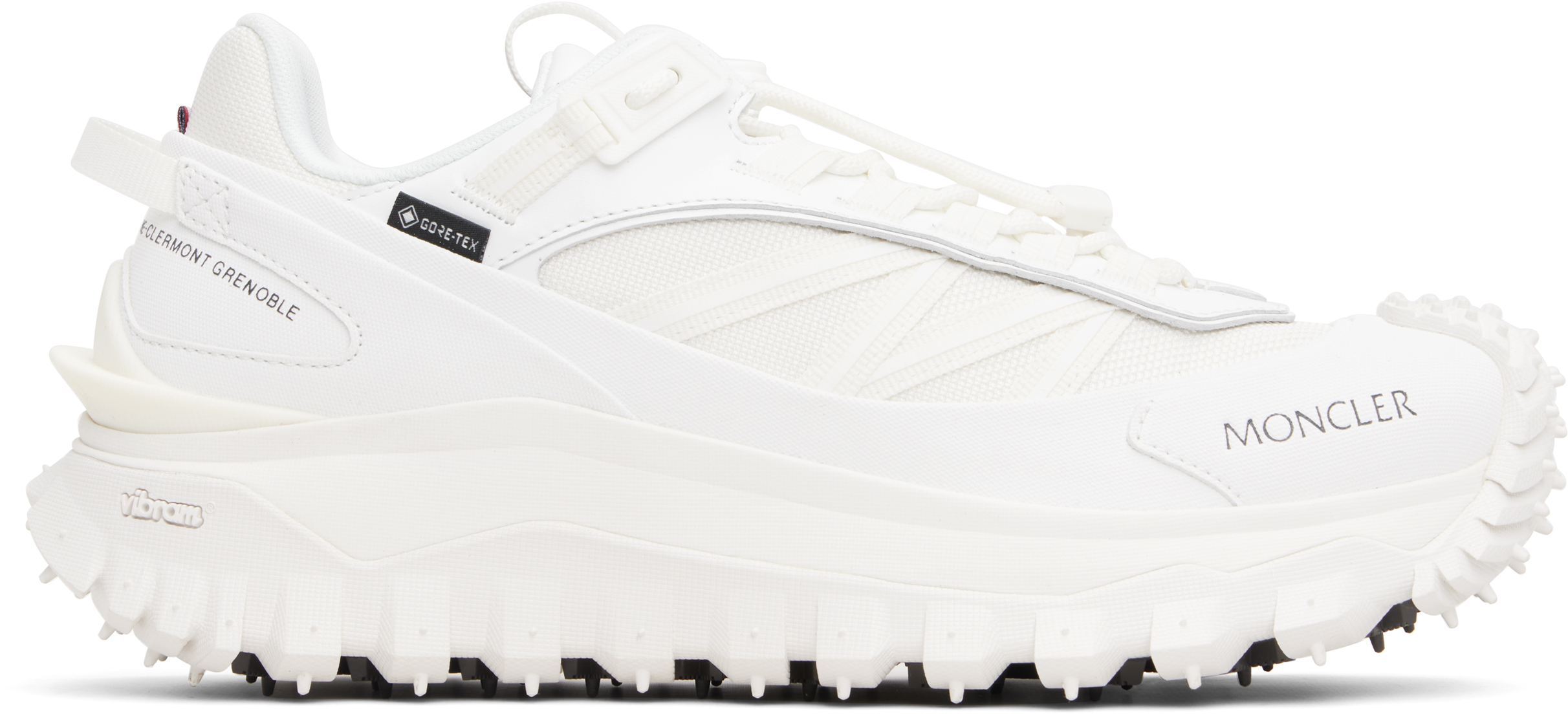 Moncler: White Trailgrip GTX Sneakers | SSENSE