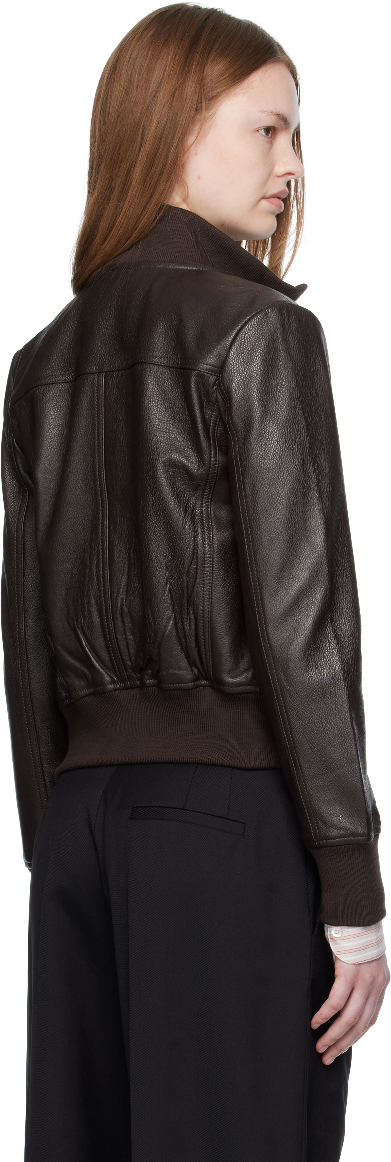 The Frankie Shop Tobias Leather Jacket