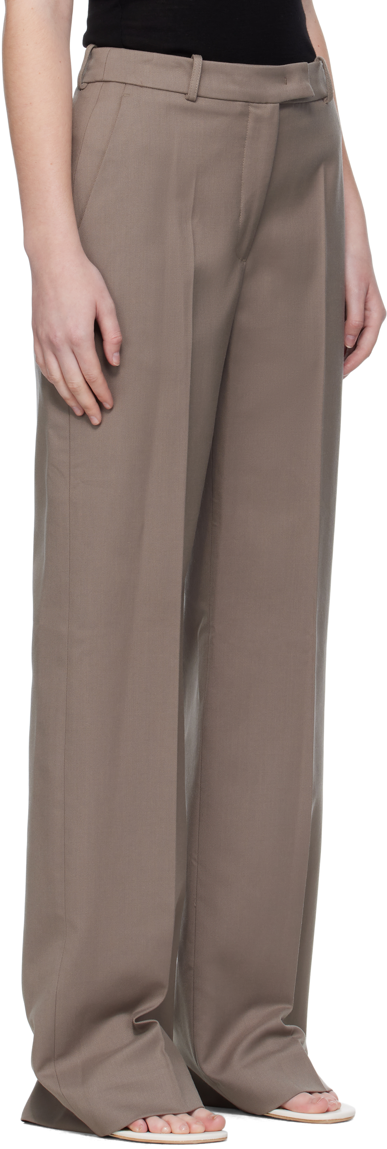The Frankie Shop Lenora Straight Trousers