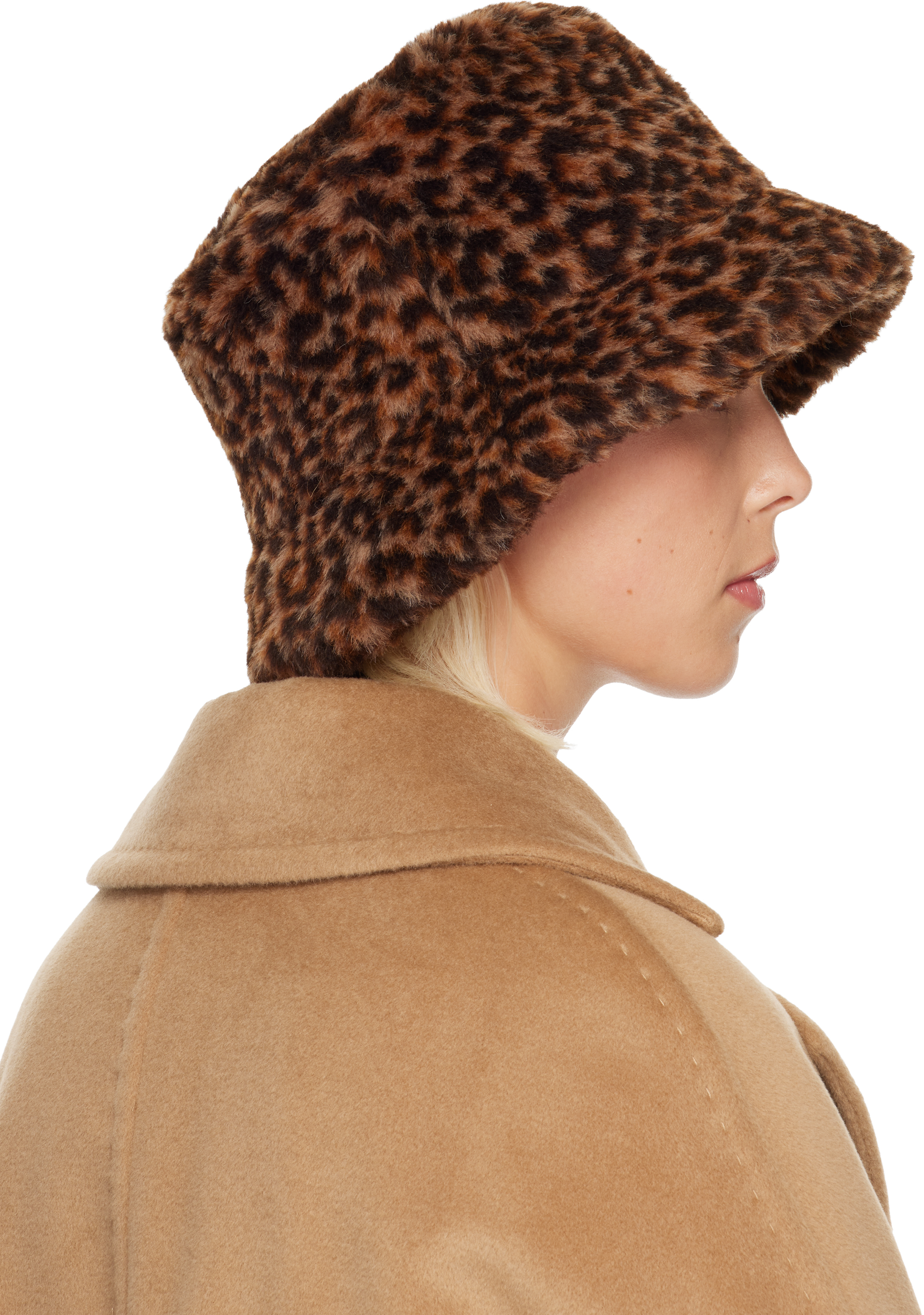 Max Mara Beige & Brown Figura Hat