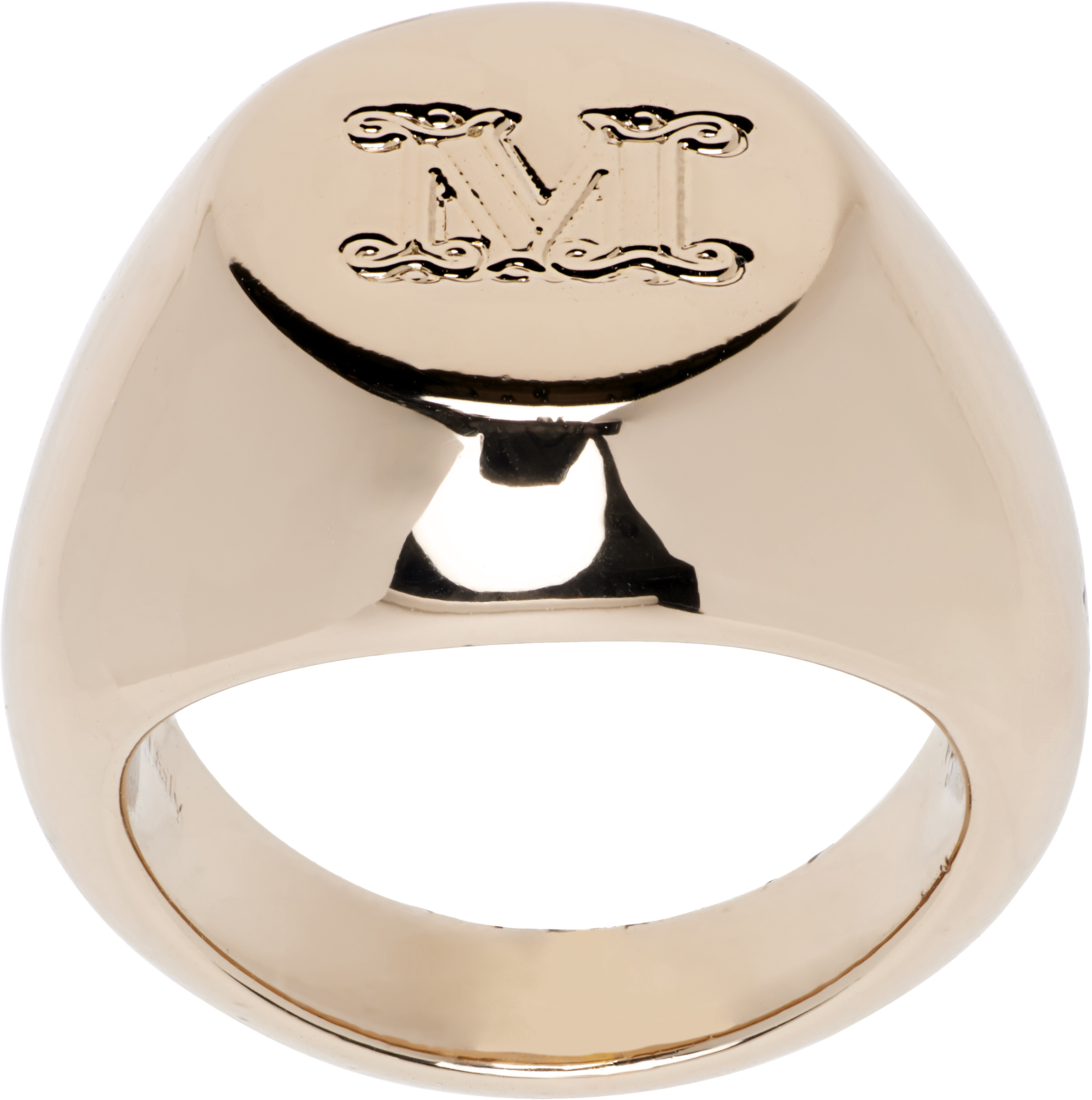 Max Mara Mm Chevalier 1 Ring In Gold