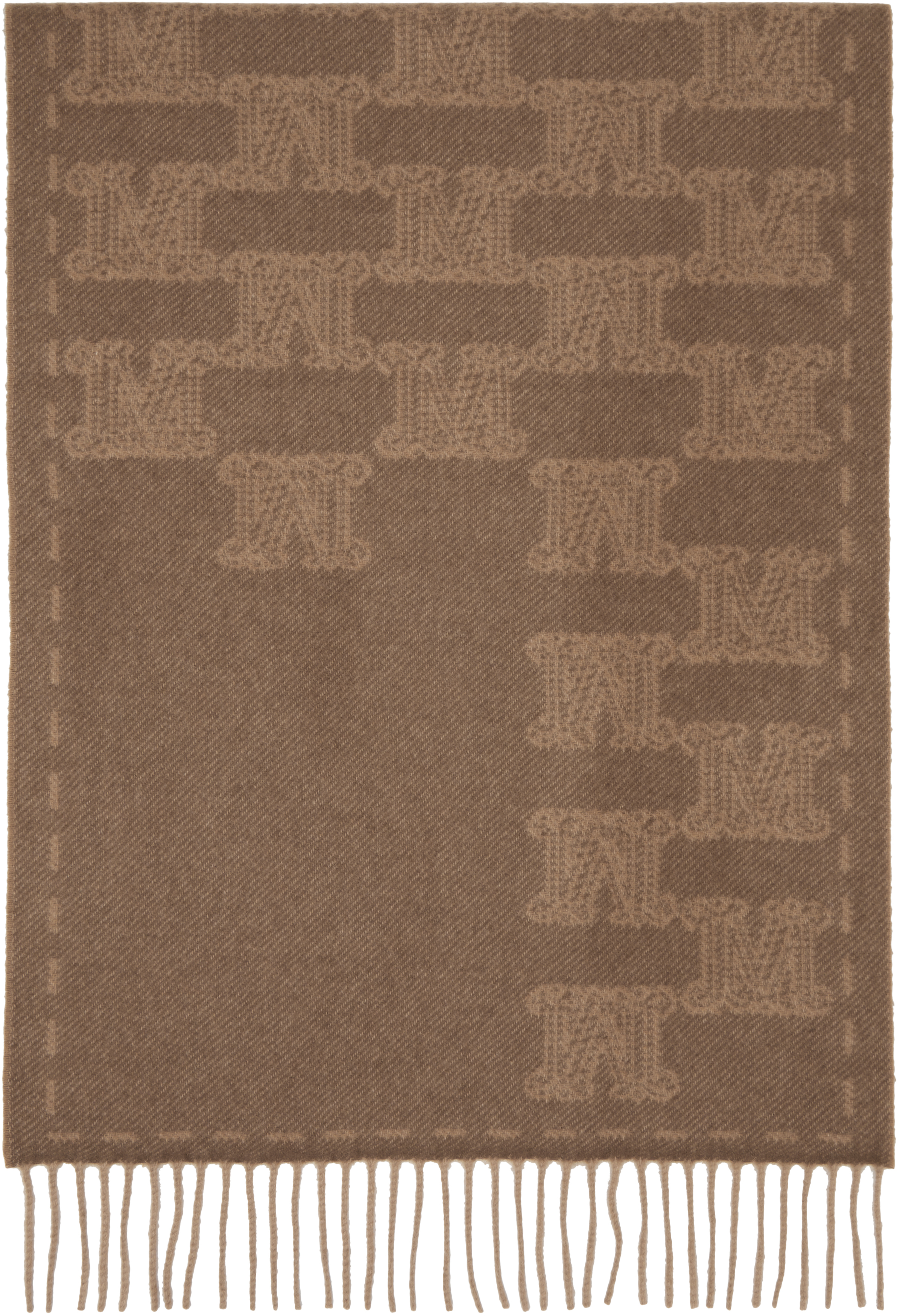 Max Mara Brown Wsteddycamel Scarf In Brown