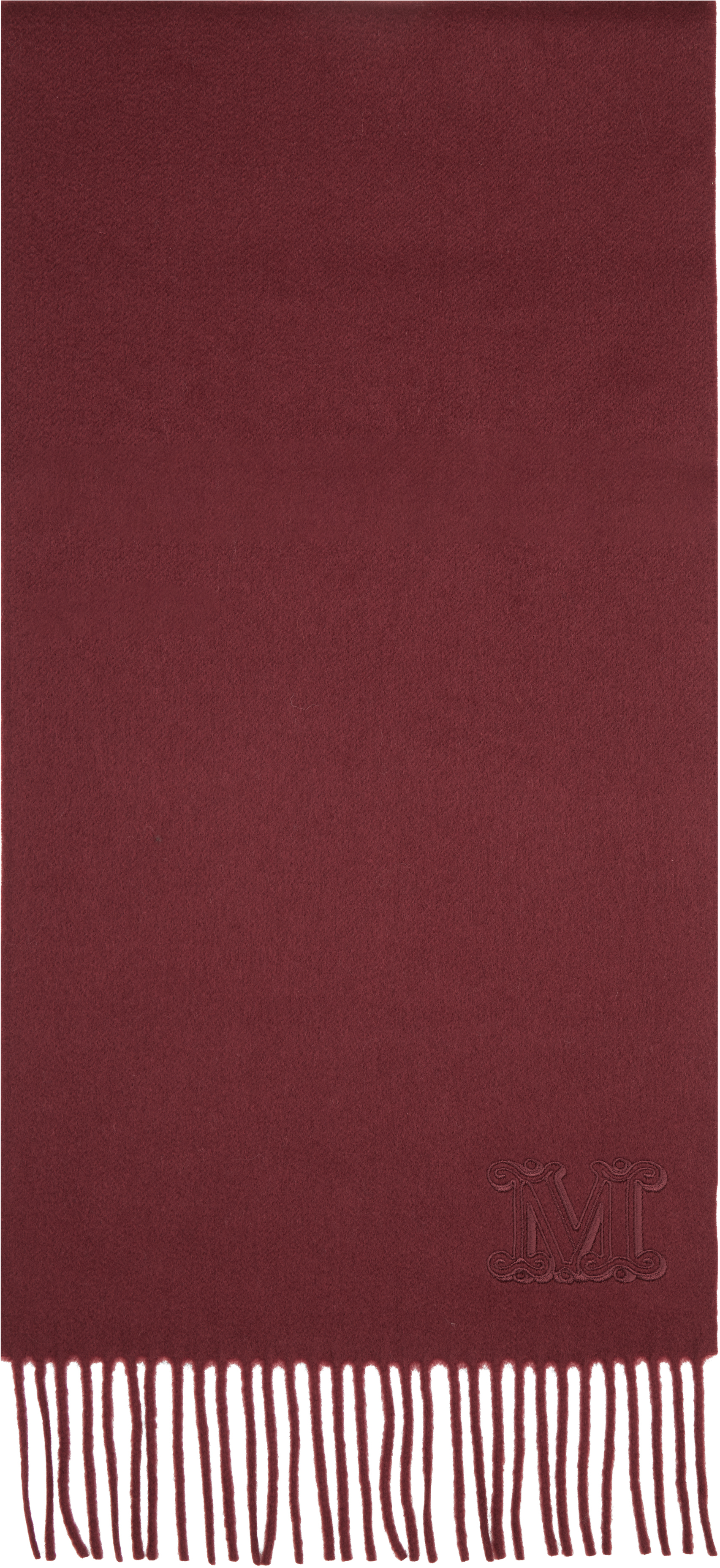 Max Mara Burgundy Wsdalia Scarf In Red