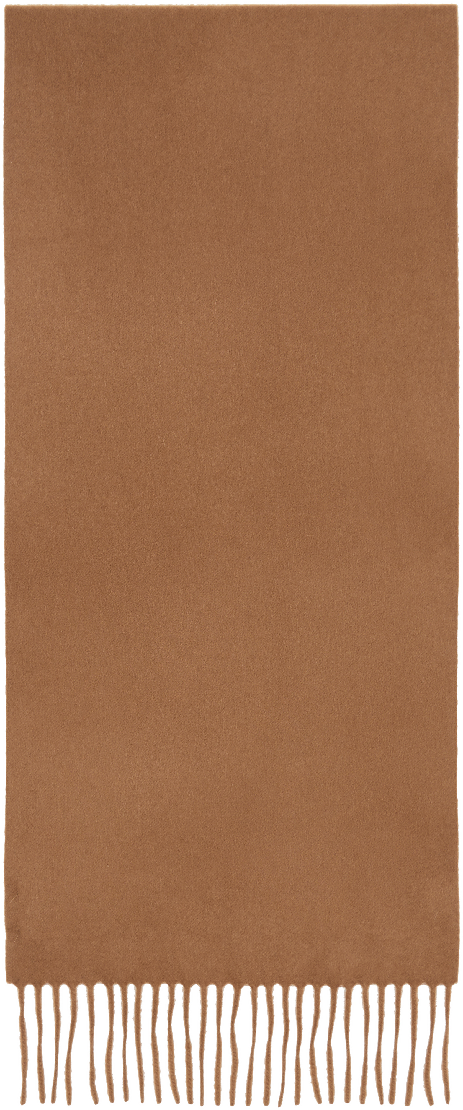 Max Mara Tan Dalia Scarf In Brown