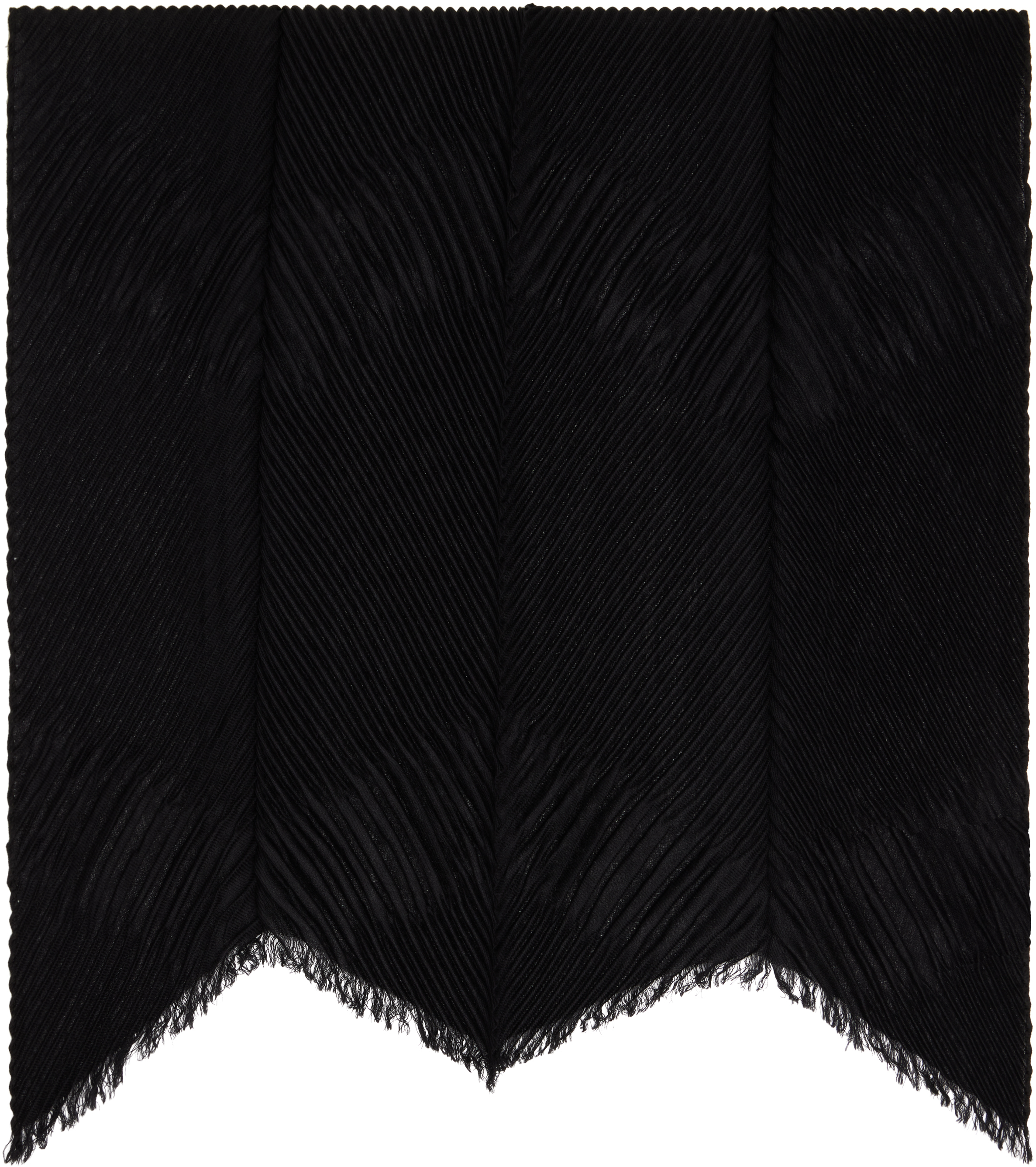 Max Mara Black Nome Scarf In Black
