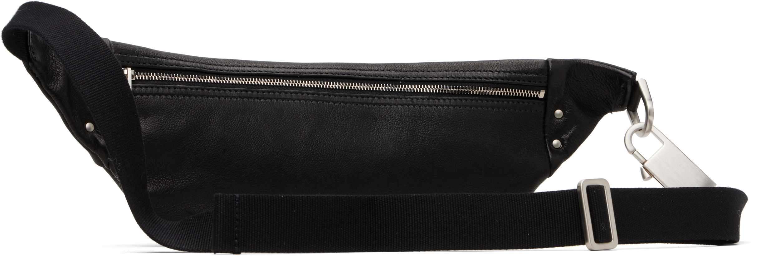 Max Mara Black Holdall String Bag In Black