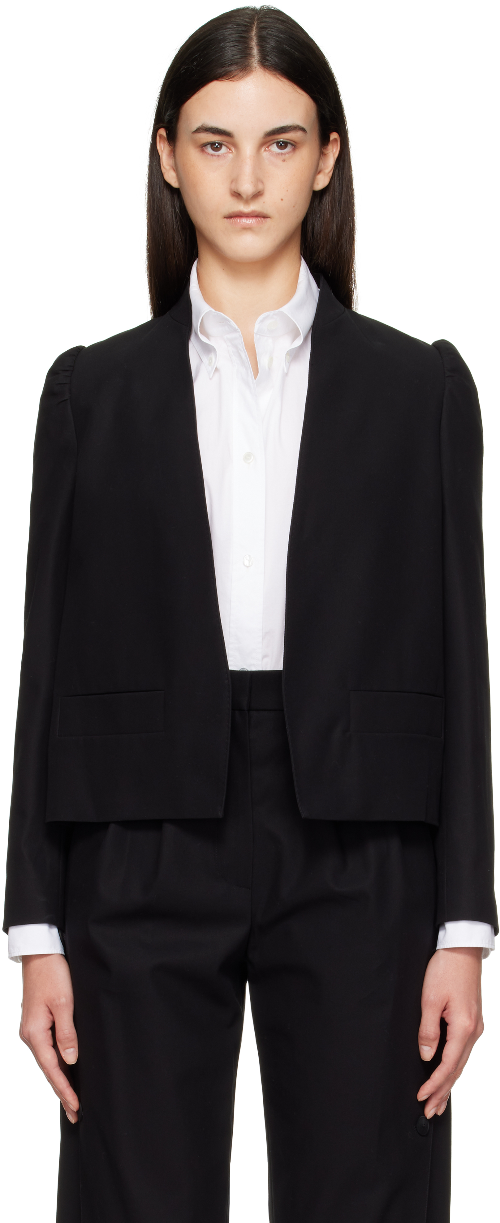 Max Mara Black Phebe Blazer In Black