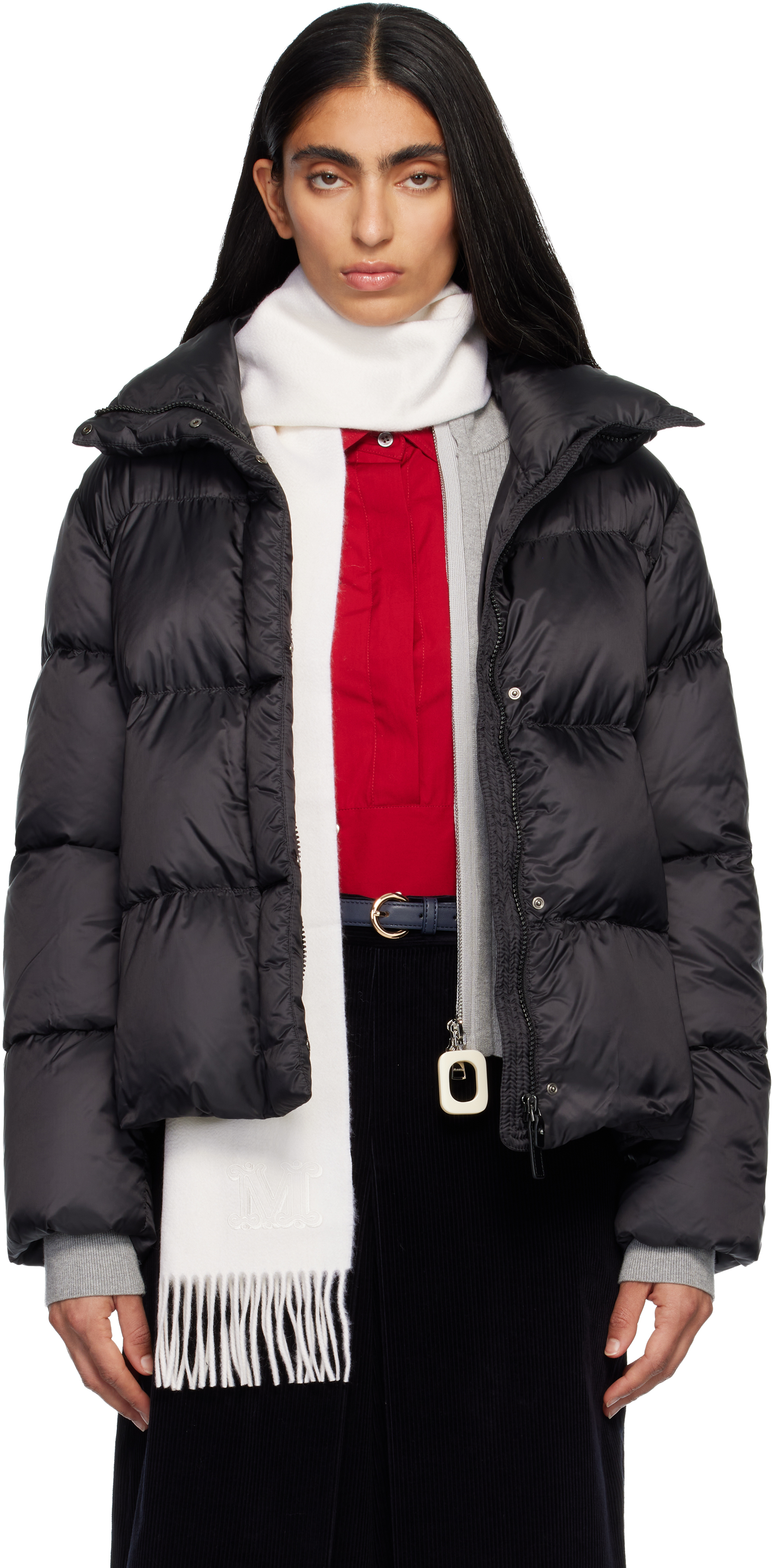 Max Mara Black Seica Down Jacket