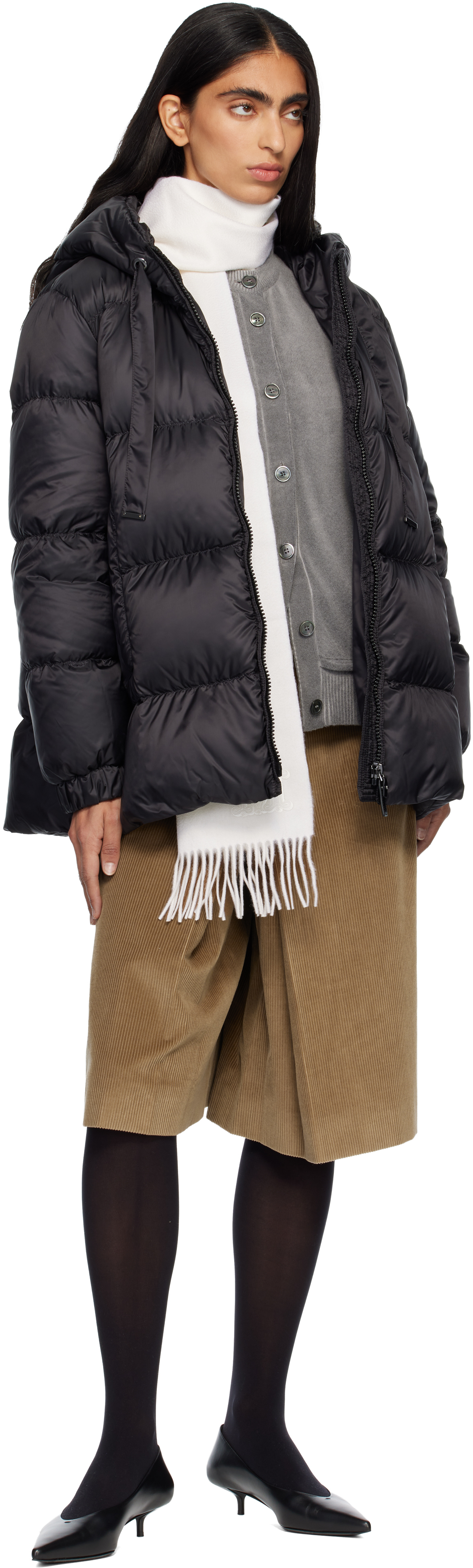 Max Mara Black Seia Down Jacket