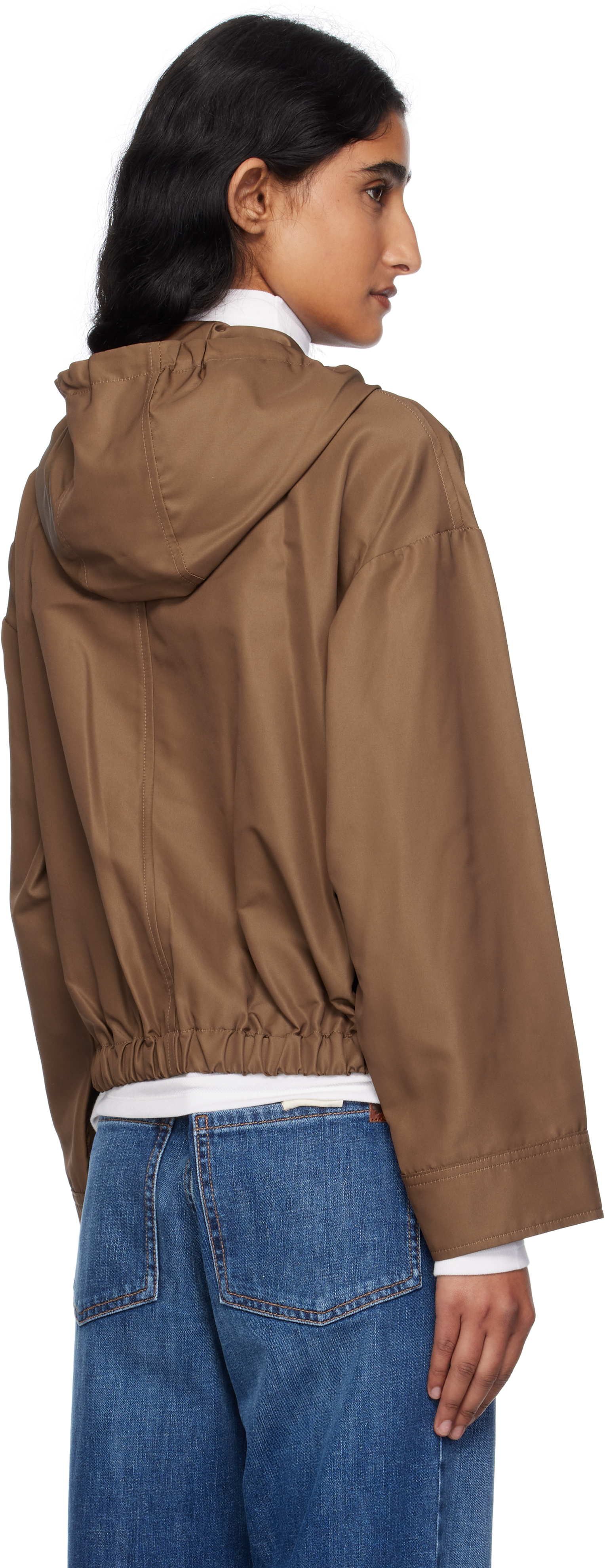 Max Mara Tan Zaffo Jacket In Brown