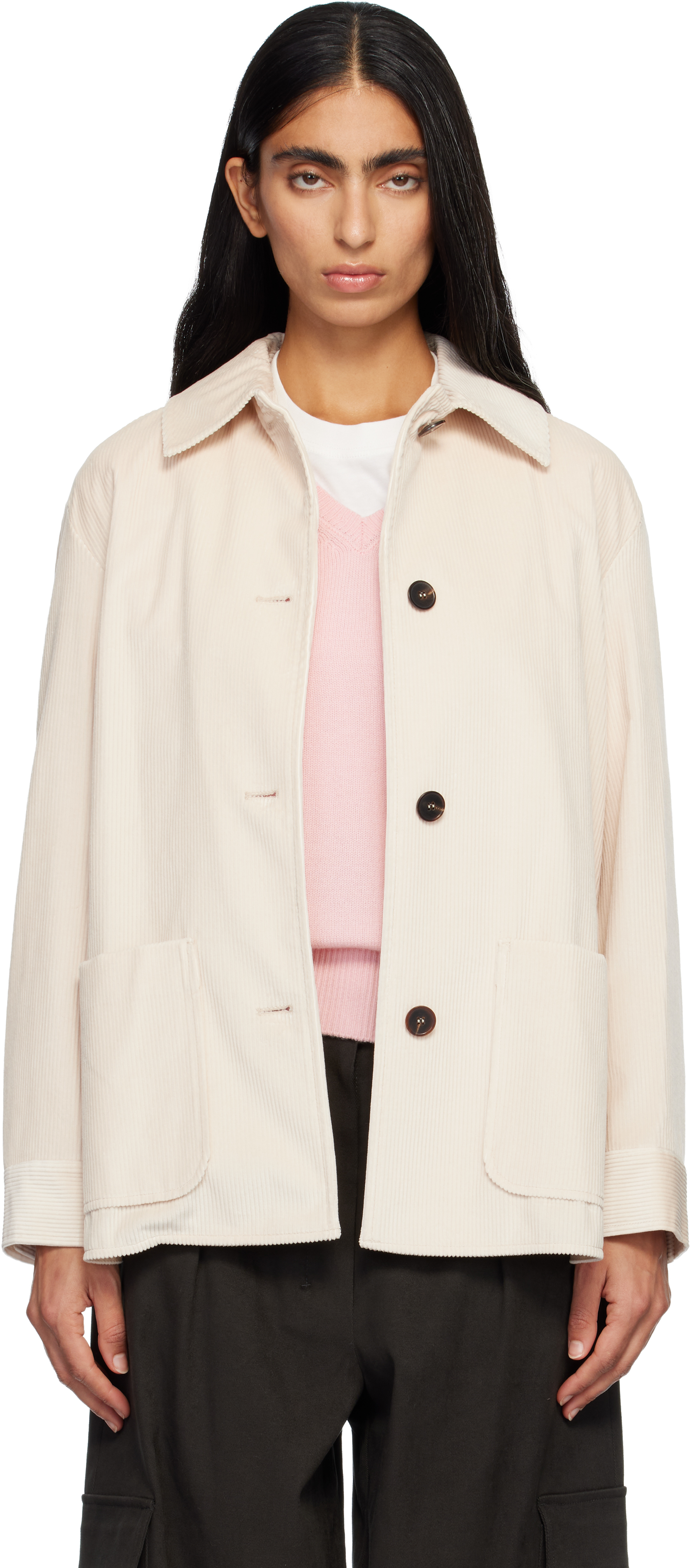 Max Mara Beige Trau Jacket In Neutral