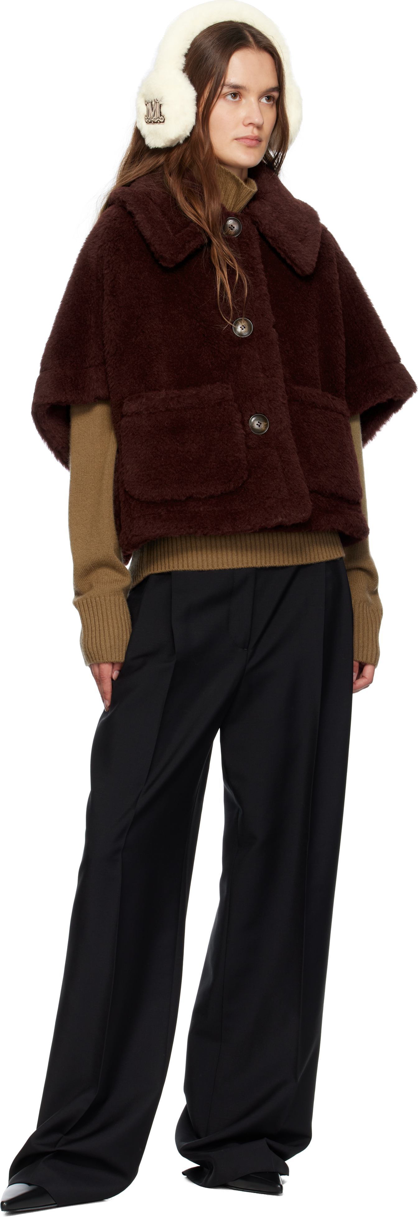 Max Mara Burgundy Newterzo1 Jacket In Burgundy