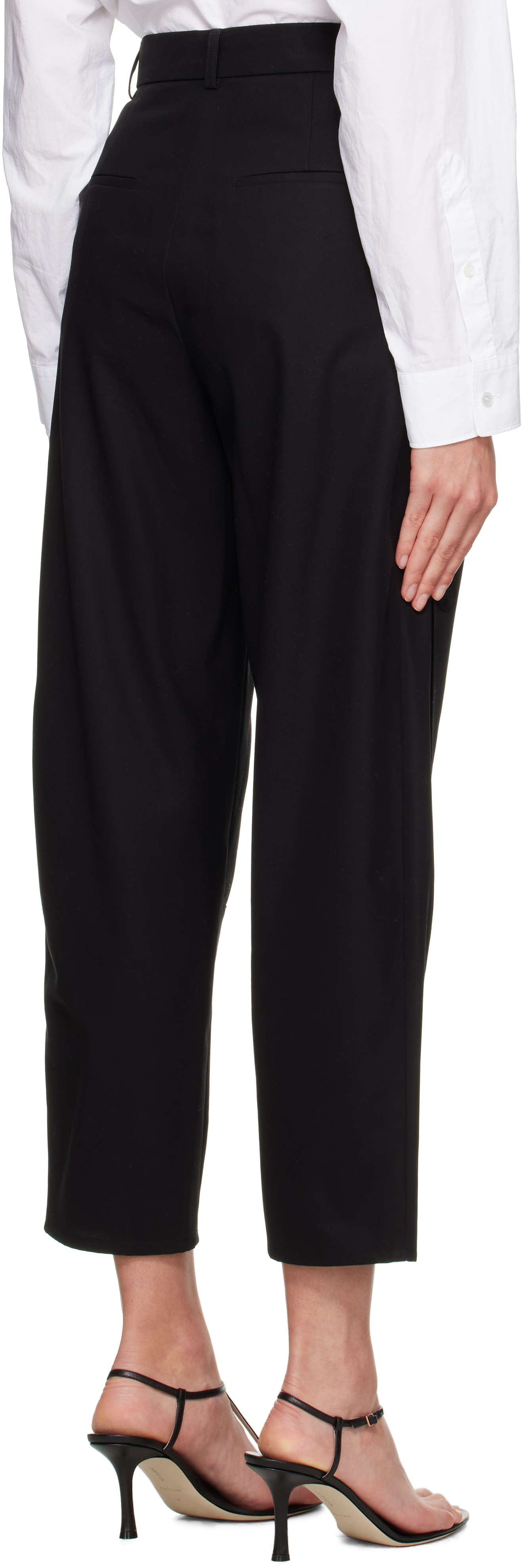 Max Mara Black Duomo Trousers In Black