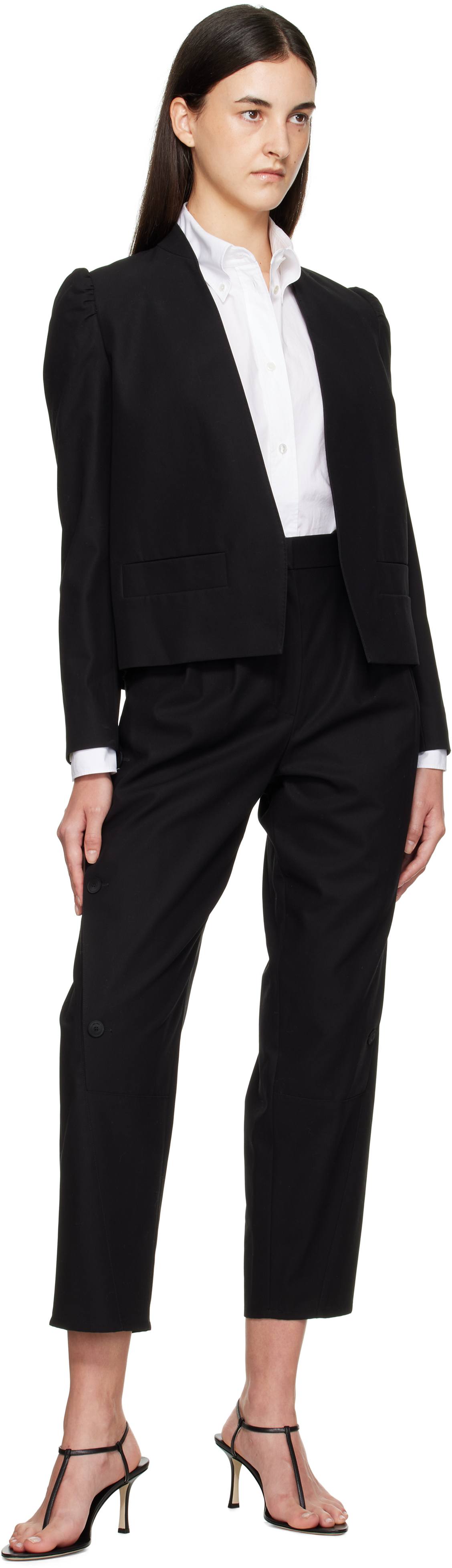 Max Mara Black Duomo Trousers In Black
