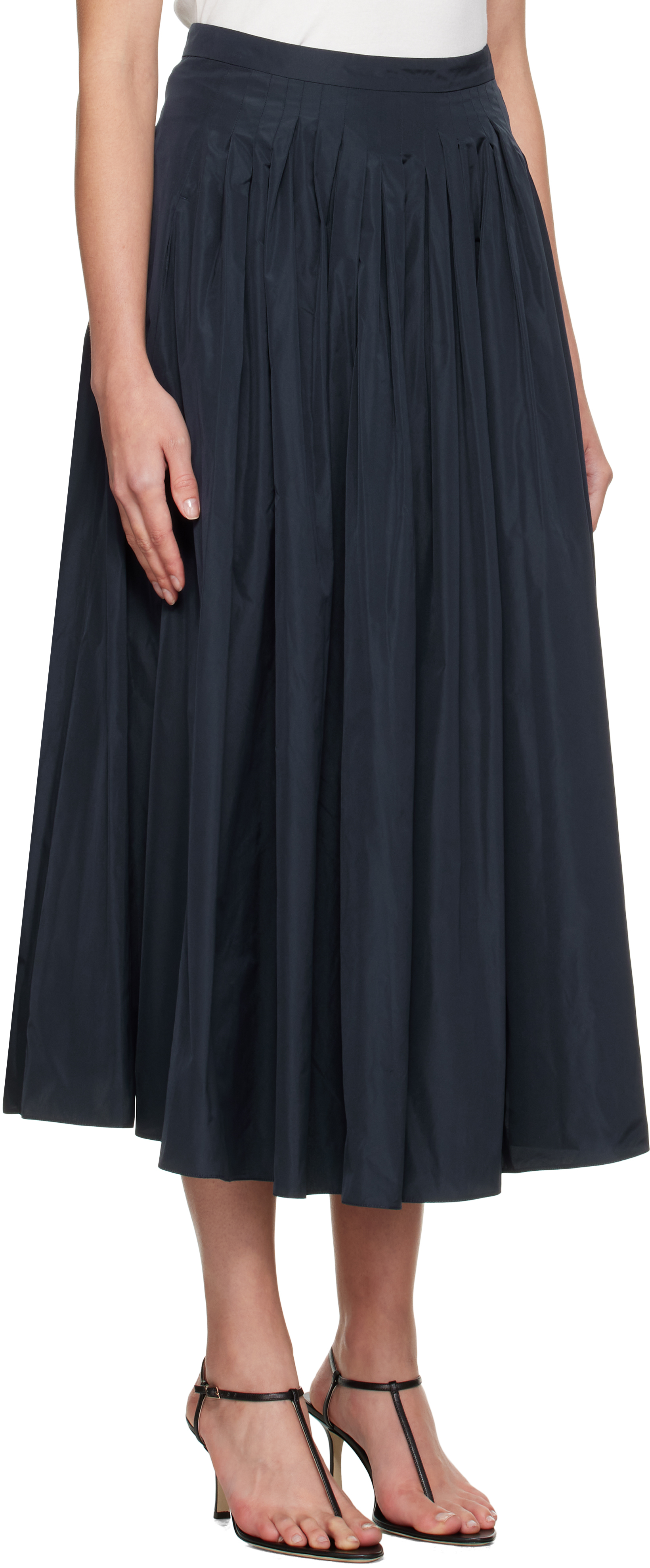 Max Mara Navy Jokey Maxi Skirt