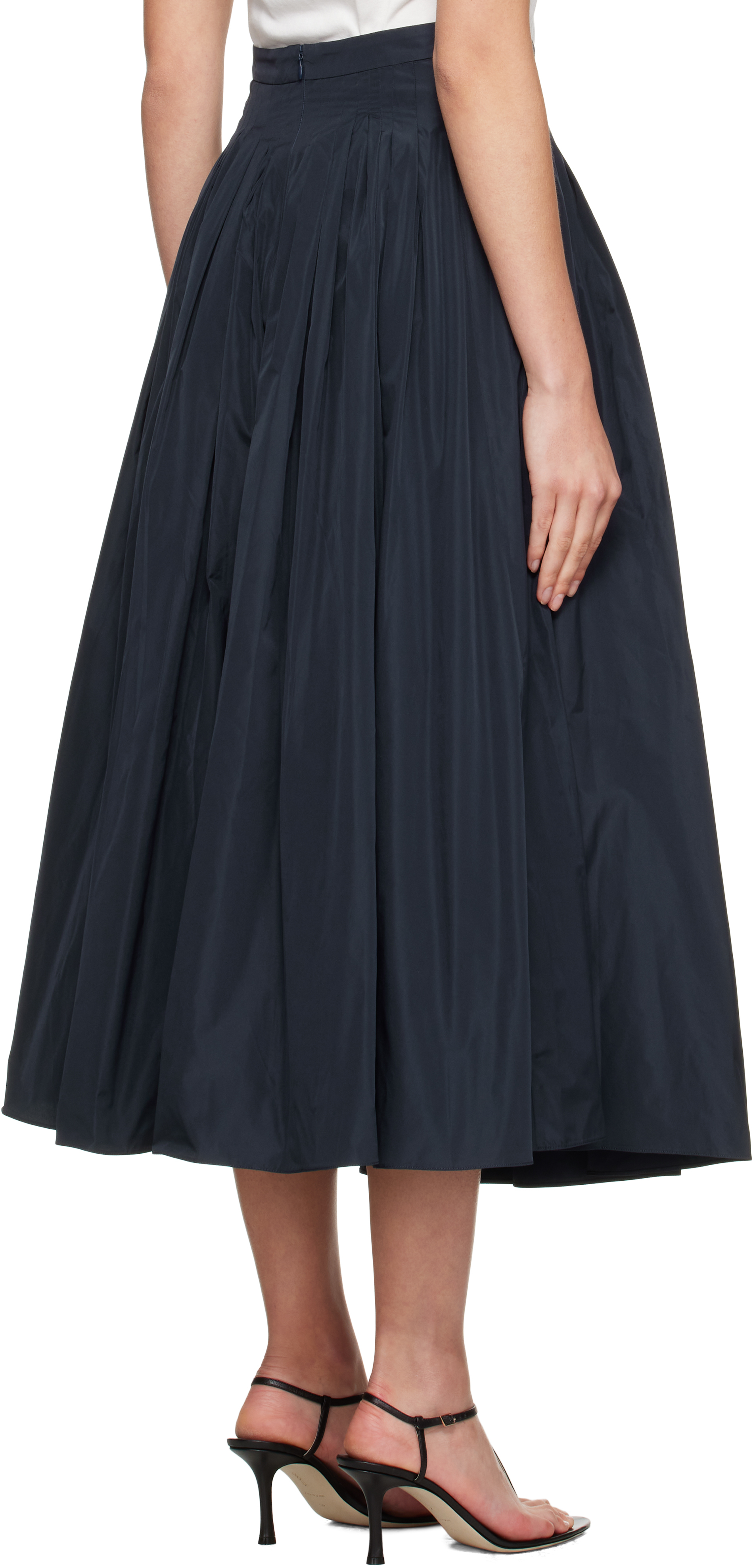 Max Mara Navy Jokey Maxi Skirt