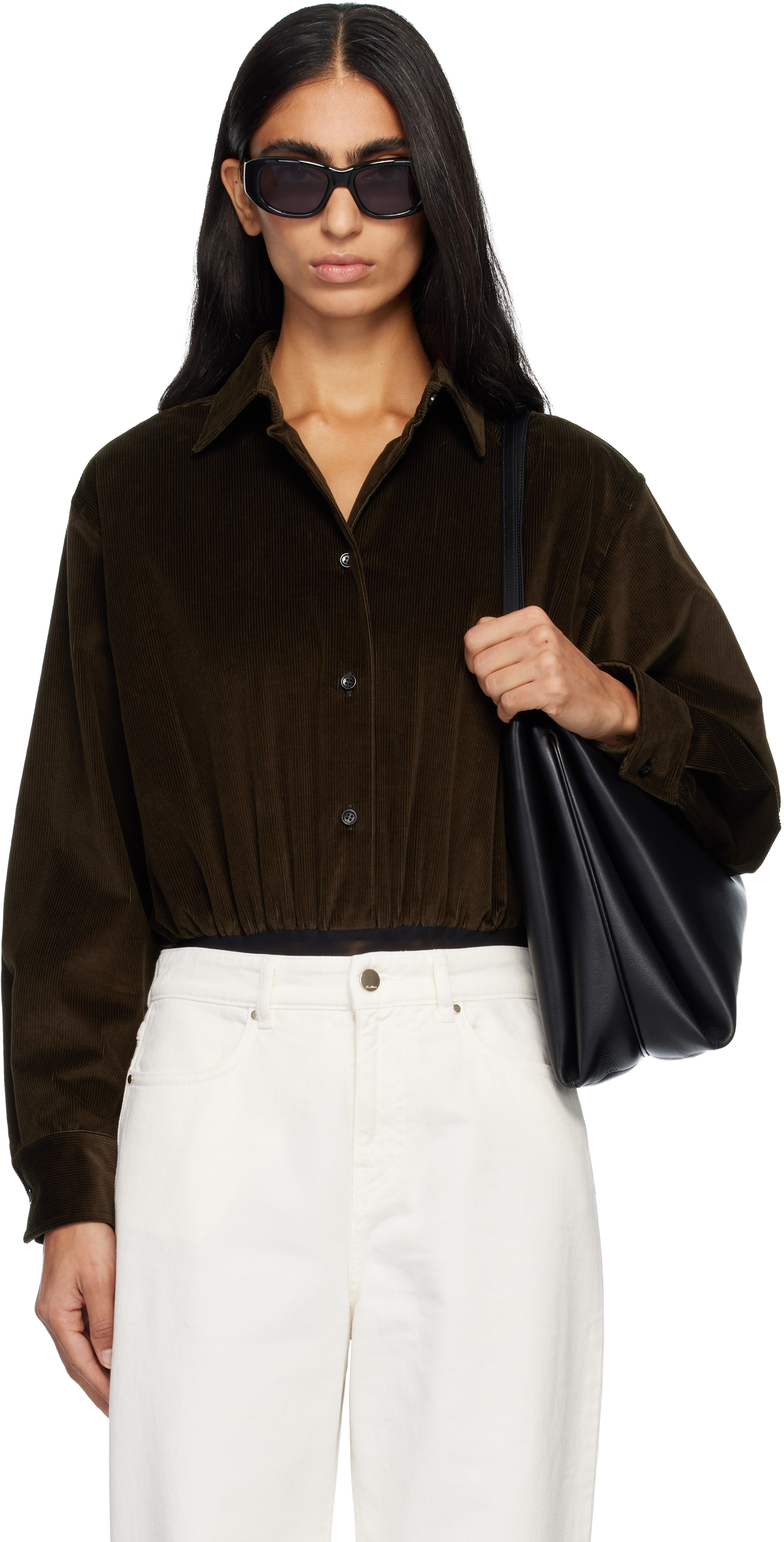Max Mara Green Fertile Bodysuit In Brown