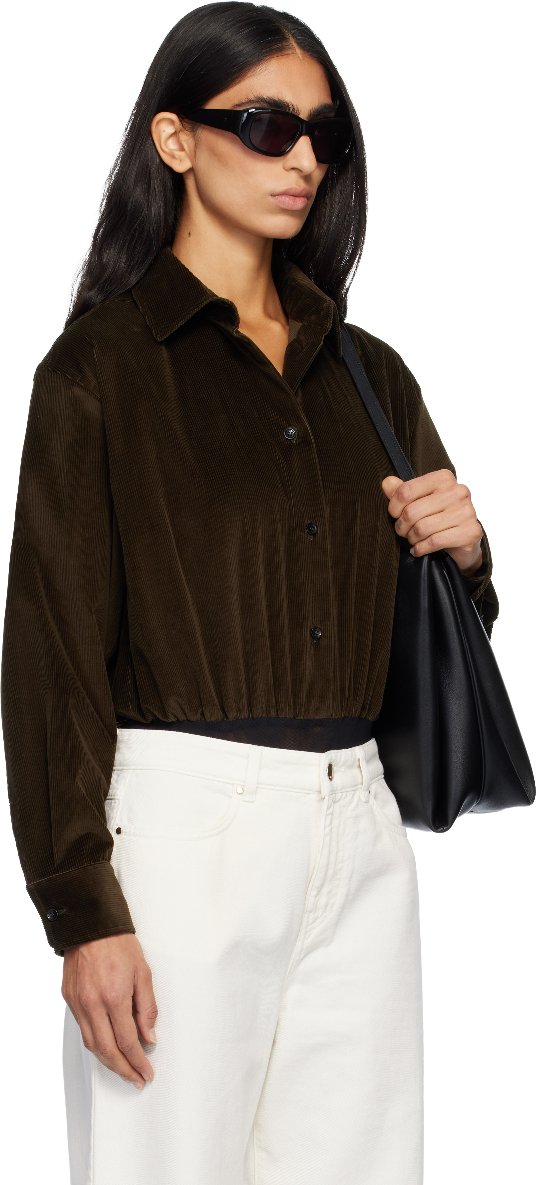 Max Mara Green Fertile Bodysuit In Brown