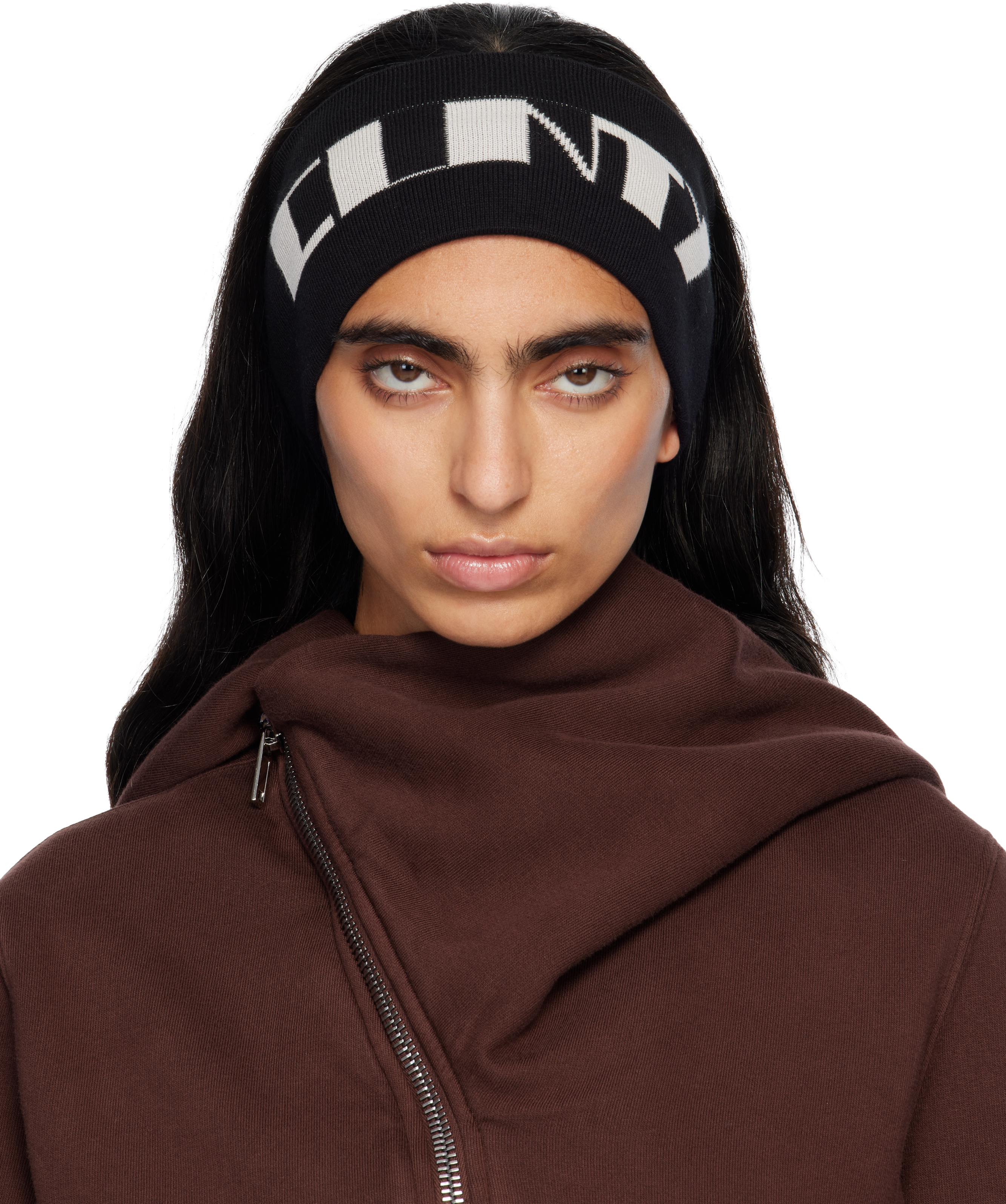 Rick Owens Drkshdw Black Concordians Headband In Black
